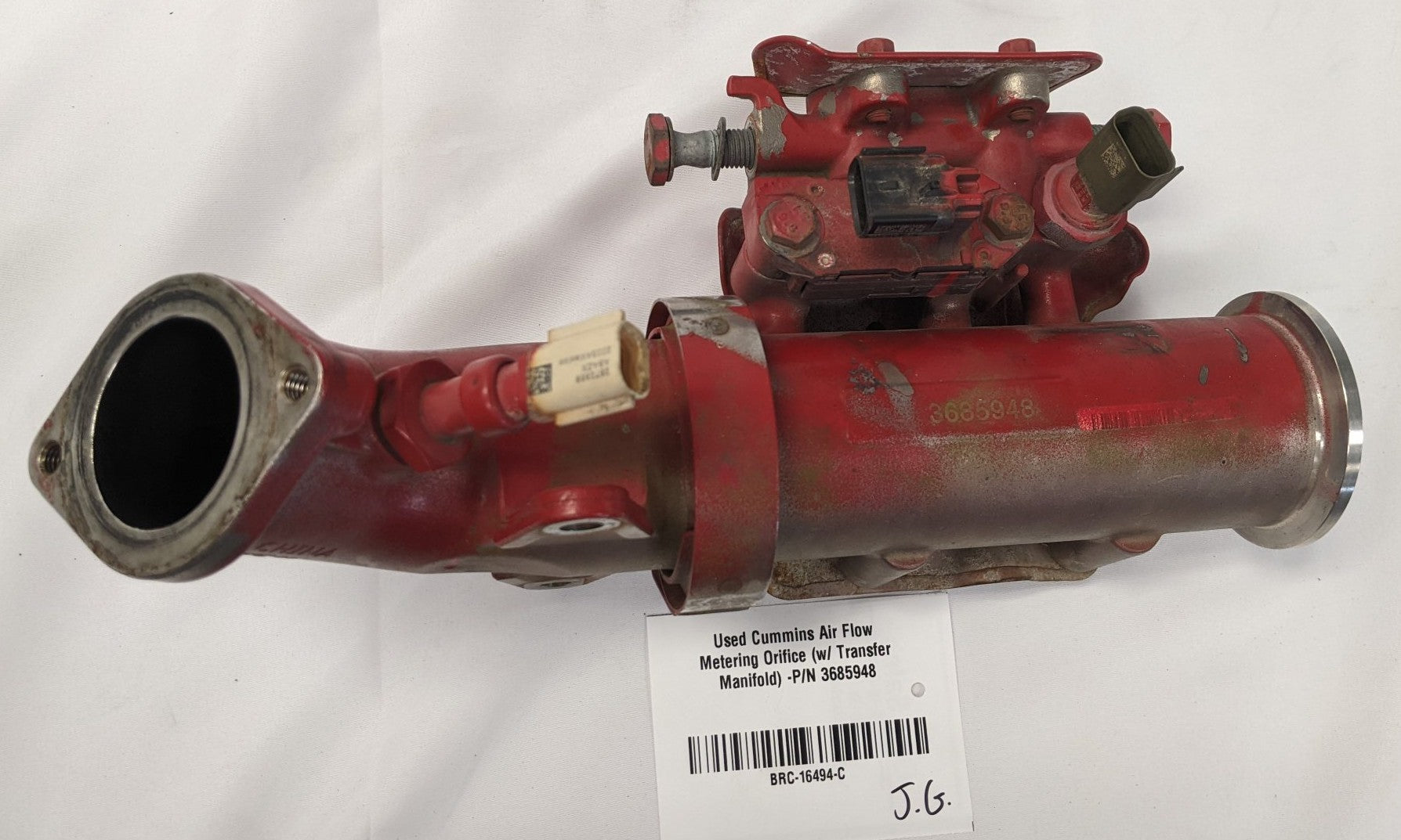 Used Cummins ISX15 EGR Air Flow Metering Orifice | 3685948