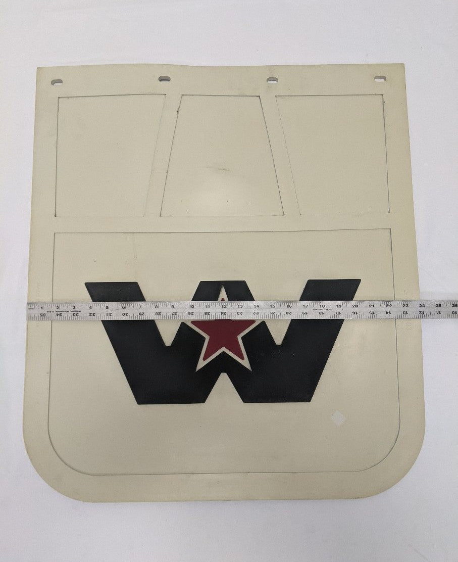 Western Star 27" LH/RH White Mud Flap | 22-69557-103