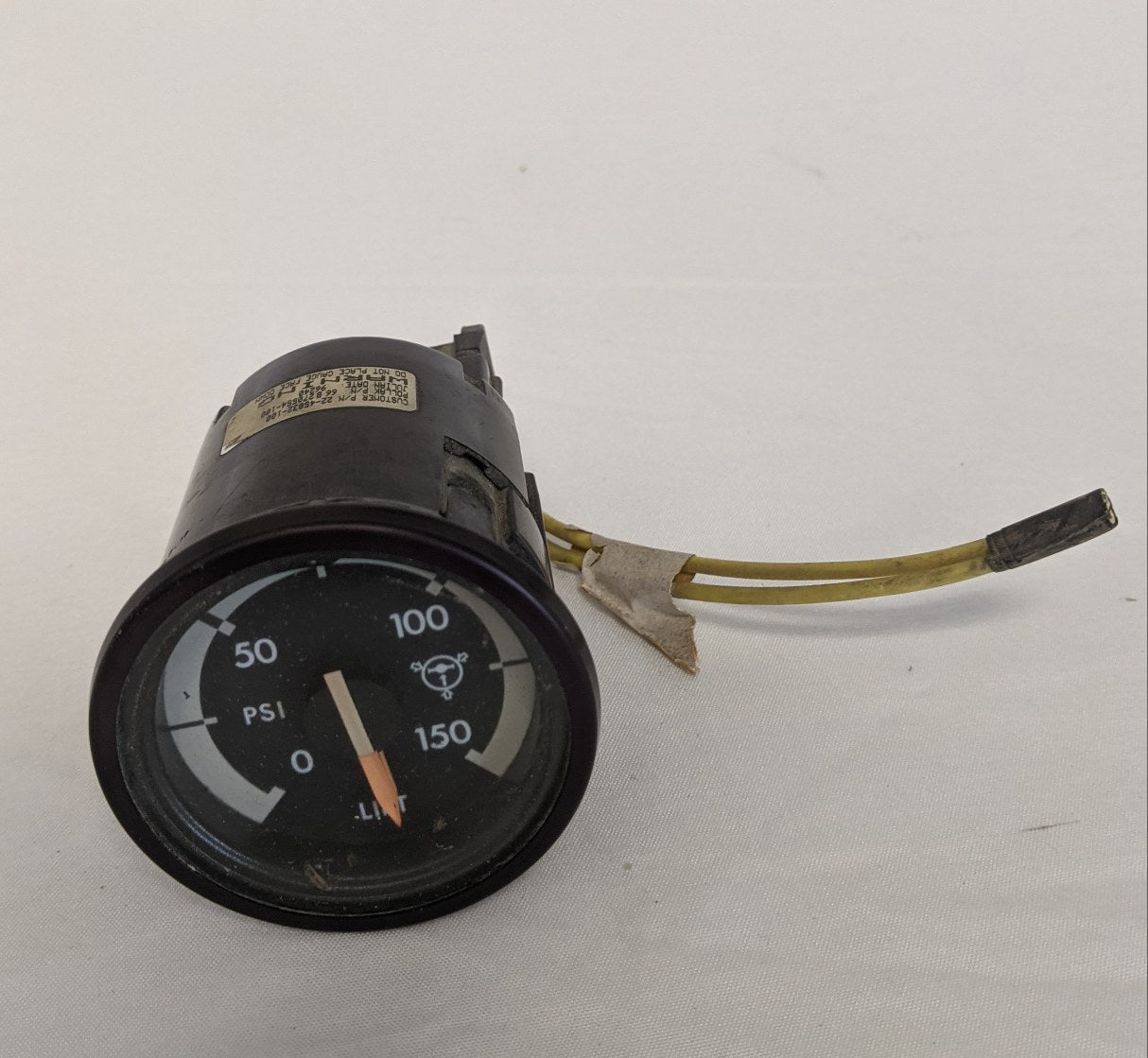 Used Freightliner FLD Classic Lift Axle Air PSI Pressure Gauge -P/N 22-45832-100 (10009374327100)
