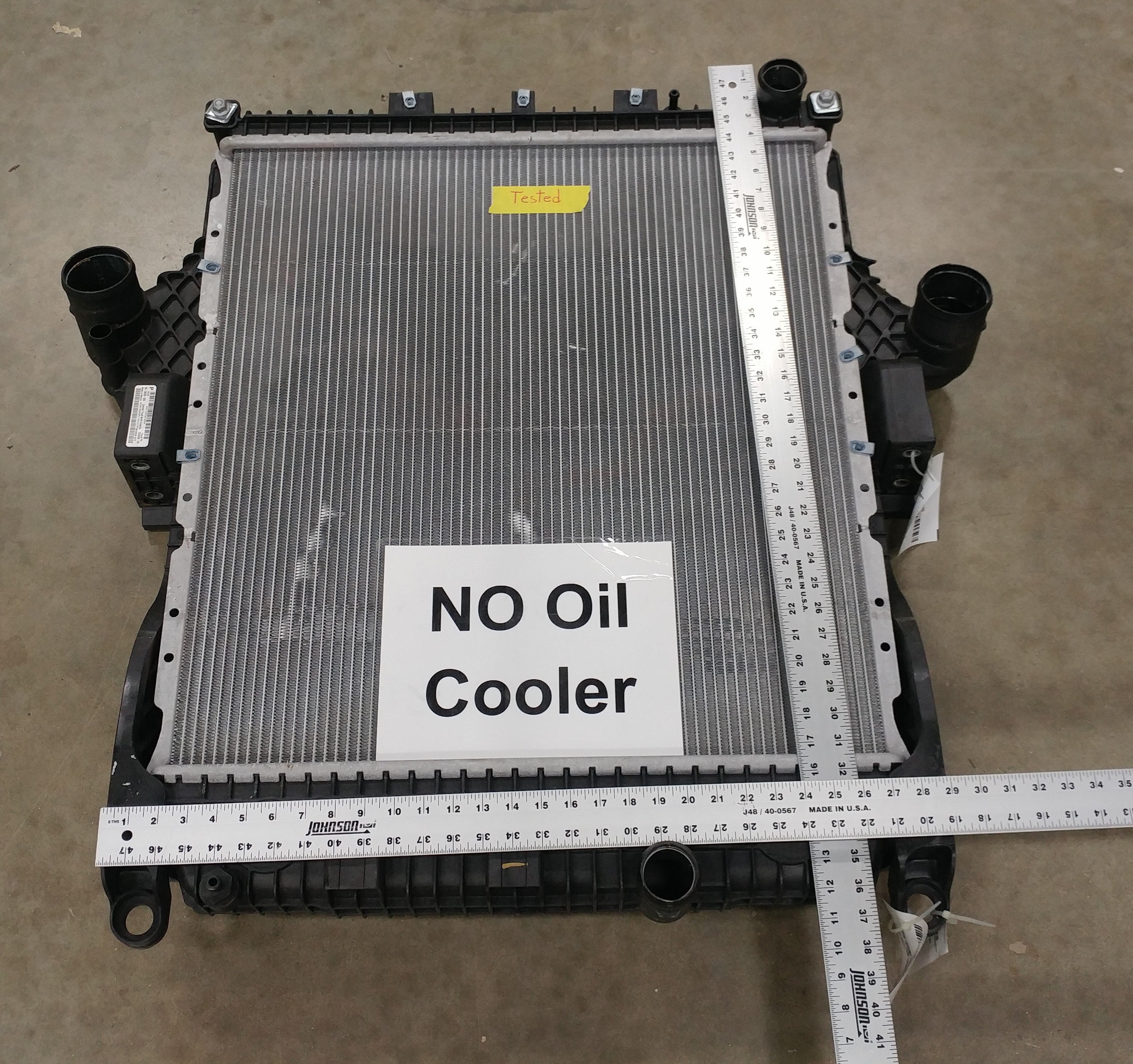 Damaged FL M2 Radiator - TXE1004015 & CAC - TXE1030482 Assy - P/N 05-34530-005 (8679003160892)