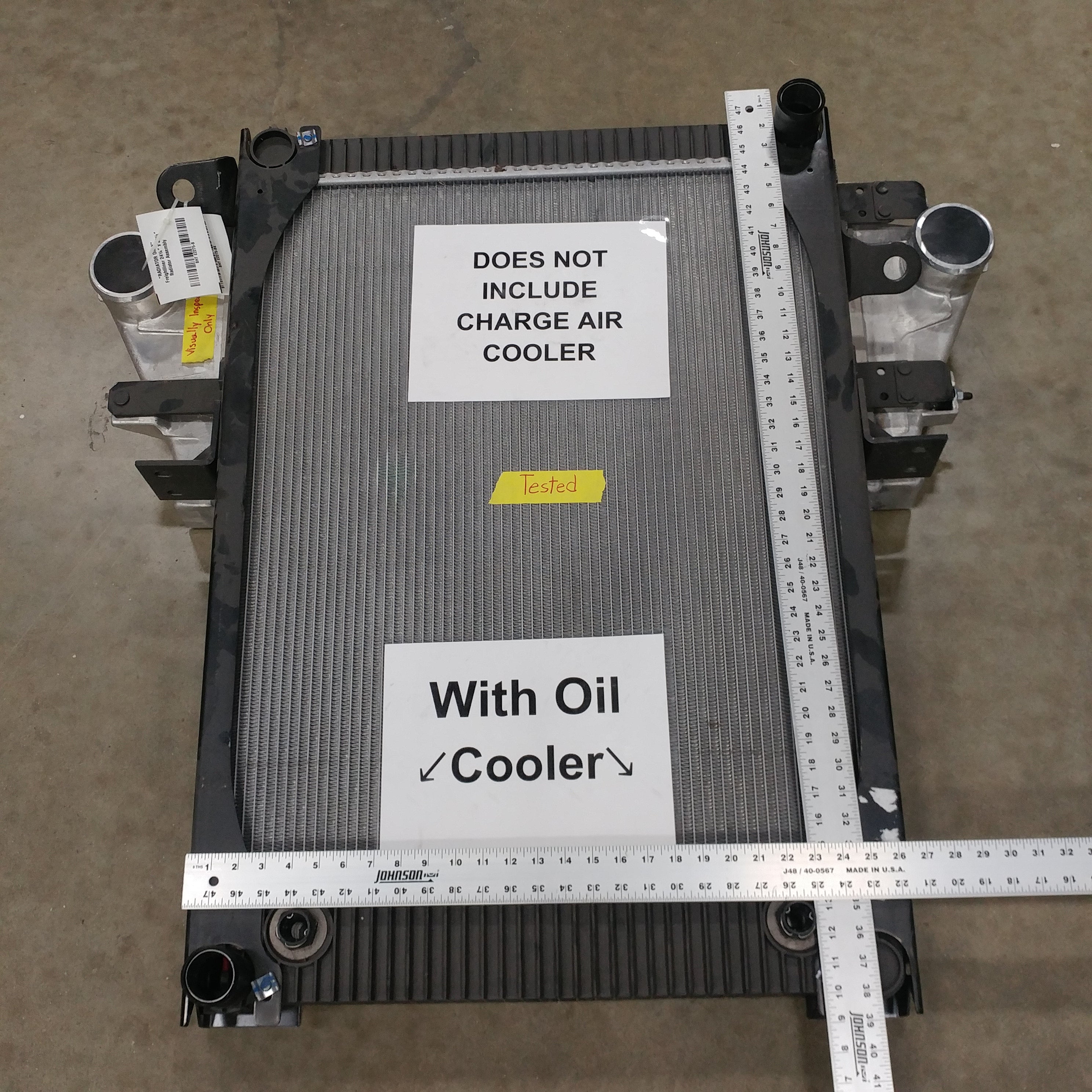 *RADIATOR ONLY* Freightliner 24¼" x 29½" Radiator Assembly - P/N  BHT E2275 (8756273643836)