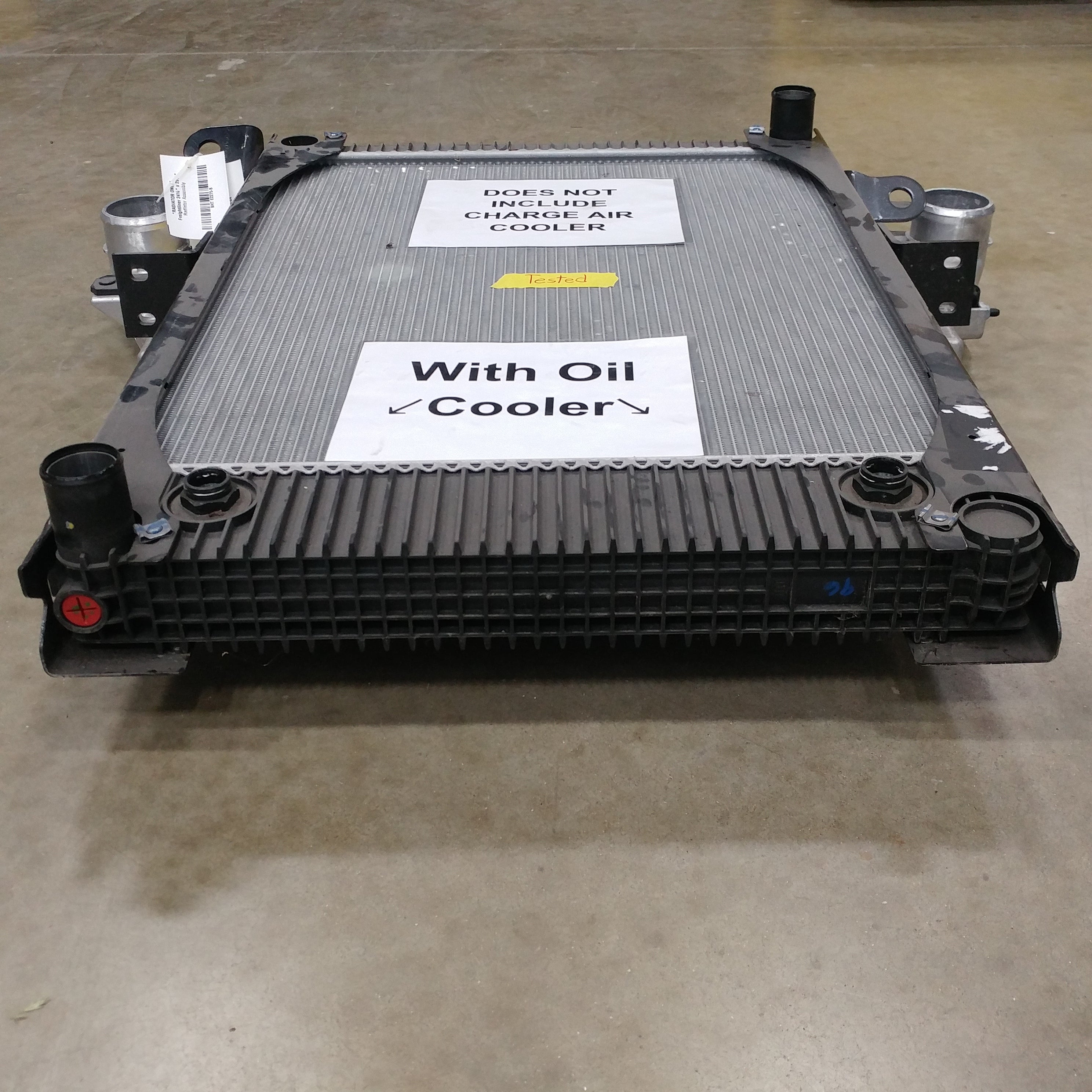 *RADIATOR ONLY* Freightliner 24¼" x 29½" Radiator Assembly - P/N BHT E2275 (8756273643836)