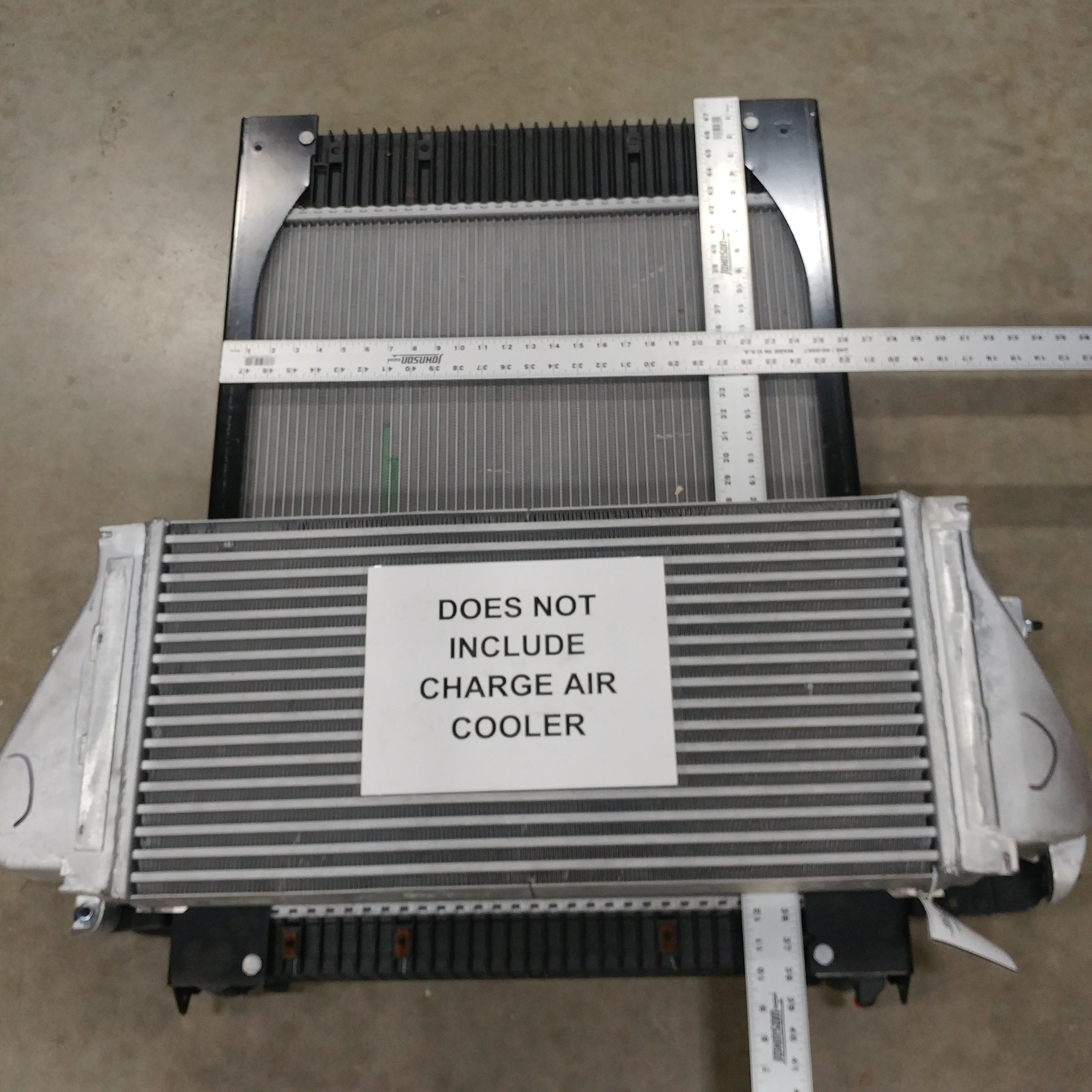 *RADIATOR ONLY* Freightliner 24¼" x 29½" Radiator Assembly - P/N BHT E2275 (8756273643836)