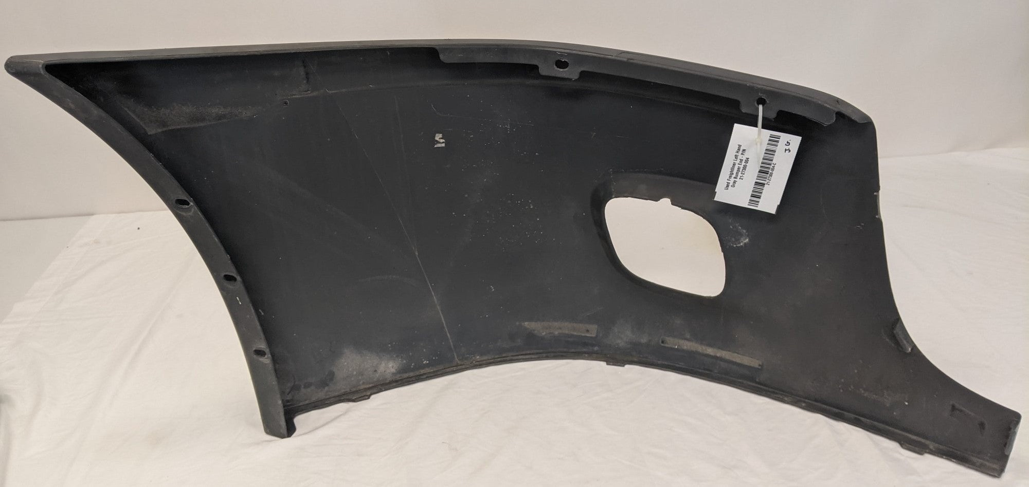 Freightliner Left Hand Gray Bumper End (21-27300-004) - Used