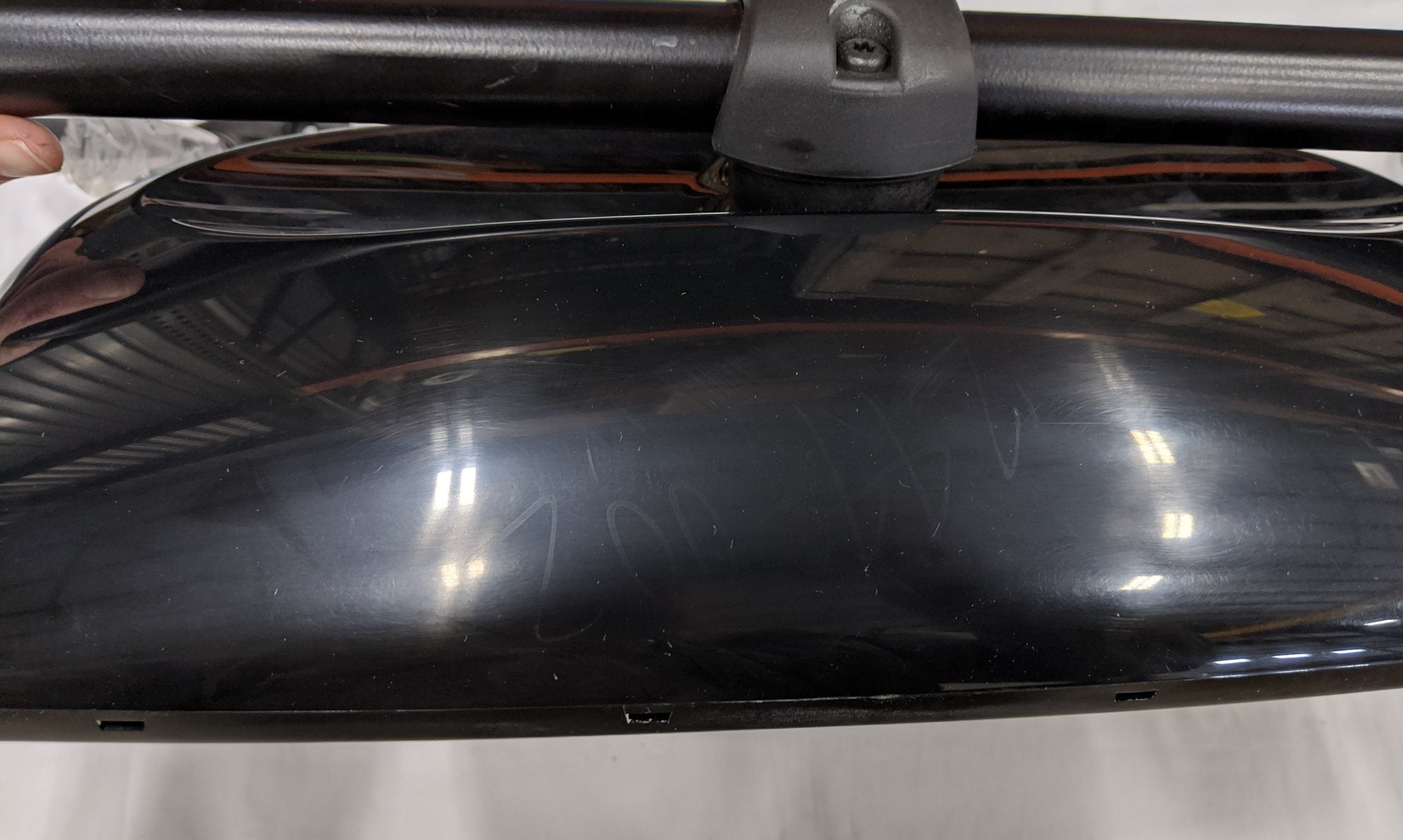 Used Freightliner M2 RH Manual Heated Black Door Mirror - P/N A22-74244-002 (5016689147990)