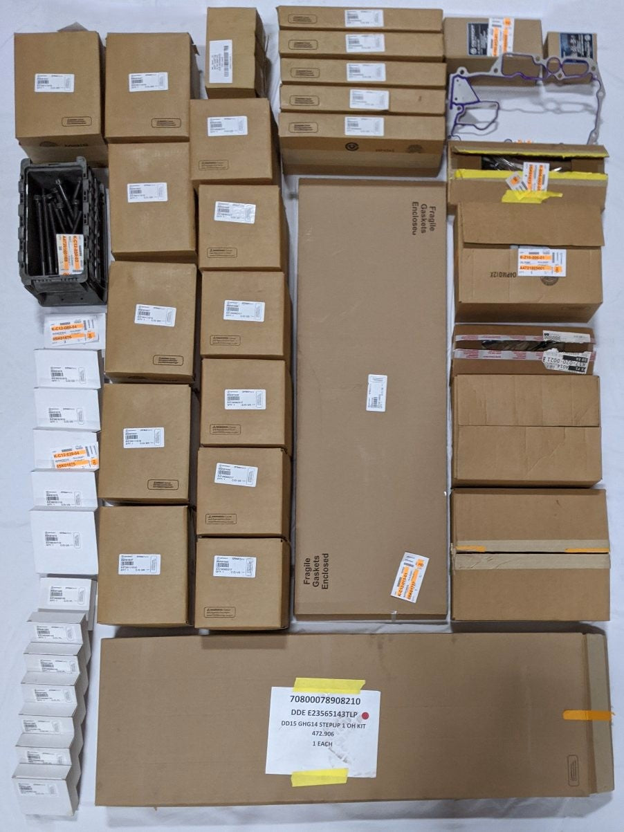 New Detroit Diesel DD15 Engine Stepup Overhaul Kit - P/N: DDE E23565143