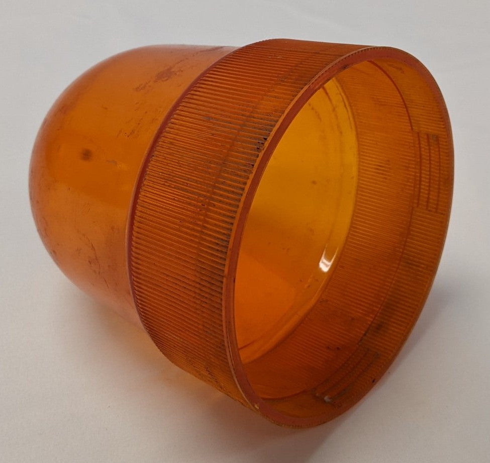 Used Vintage Rotating Emergency Beacon Light Lens Replacement