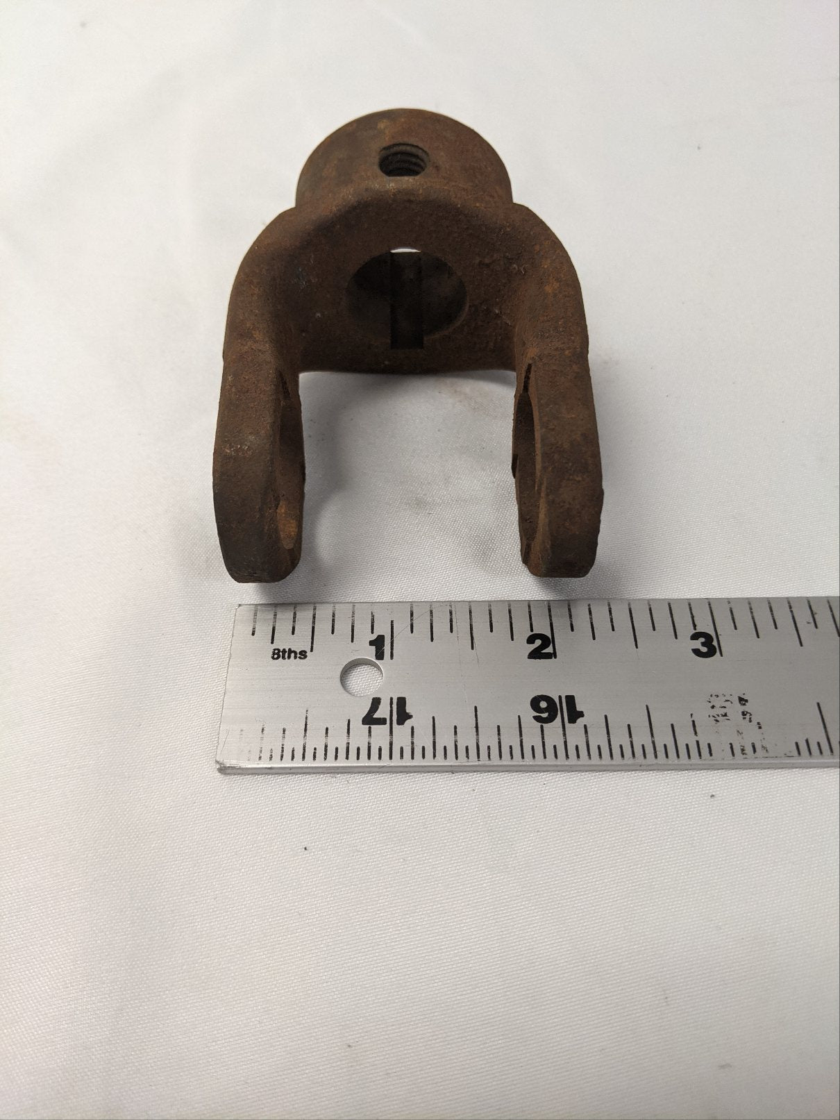 13/16" Round Bore, 1/4" Keyway, & Set Screw Implement Yoke