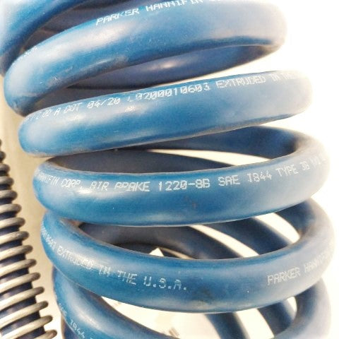 Parker *Blue Only* 12 Ft. Trailer Coil Hose - P/N: A12-15880-004 (8754873860412)