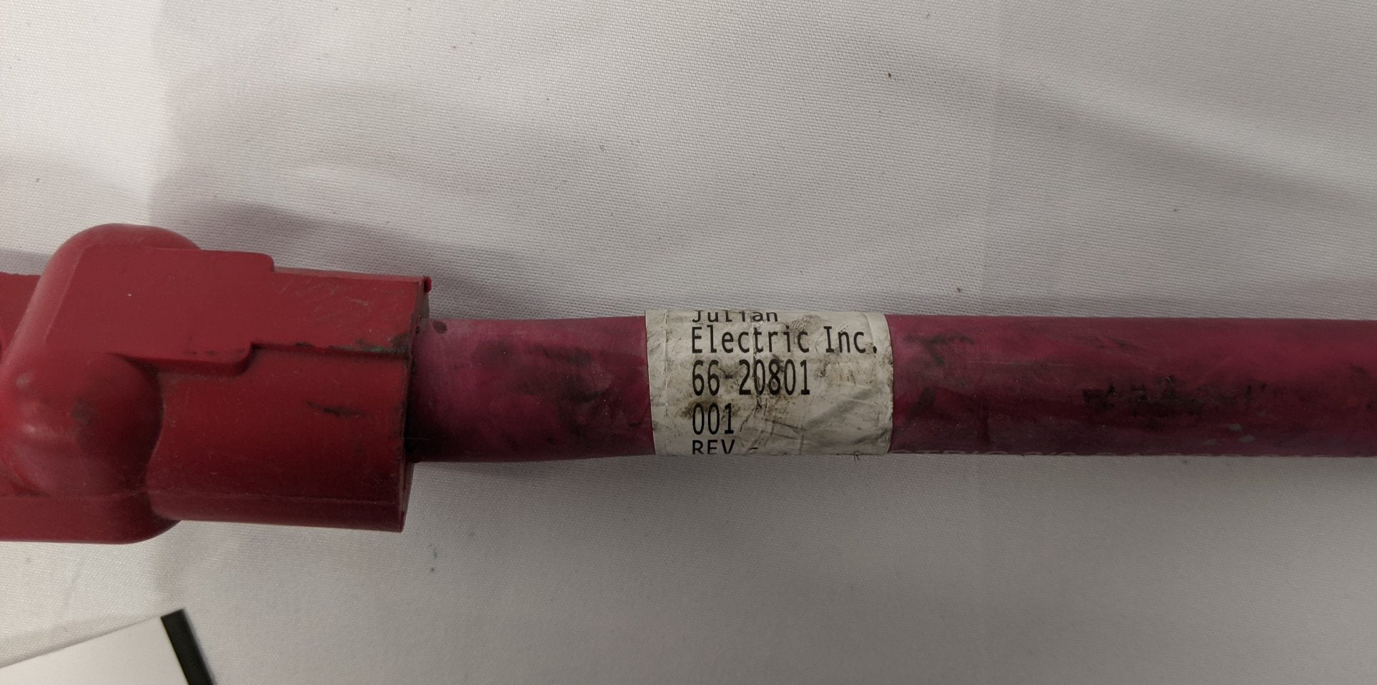 Used Freightliner Positive 3 Battery Molded Jumper Cable - P/N 66-20801-001 (10026955374908)