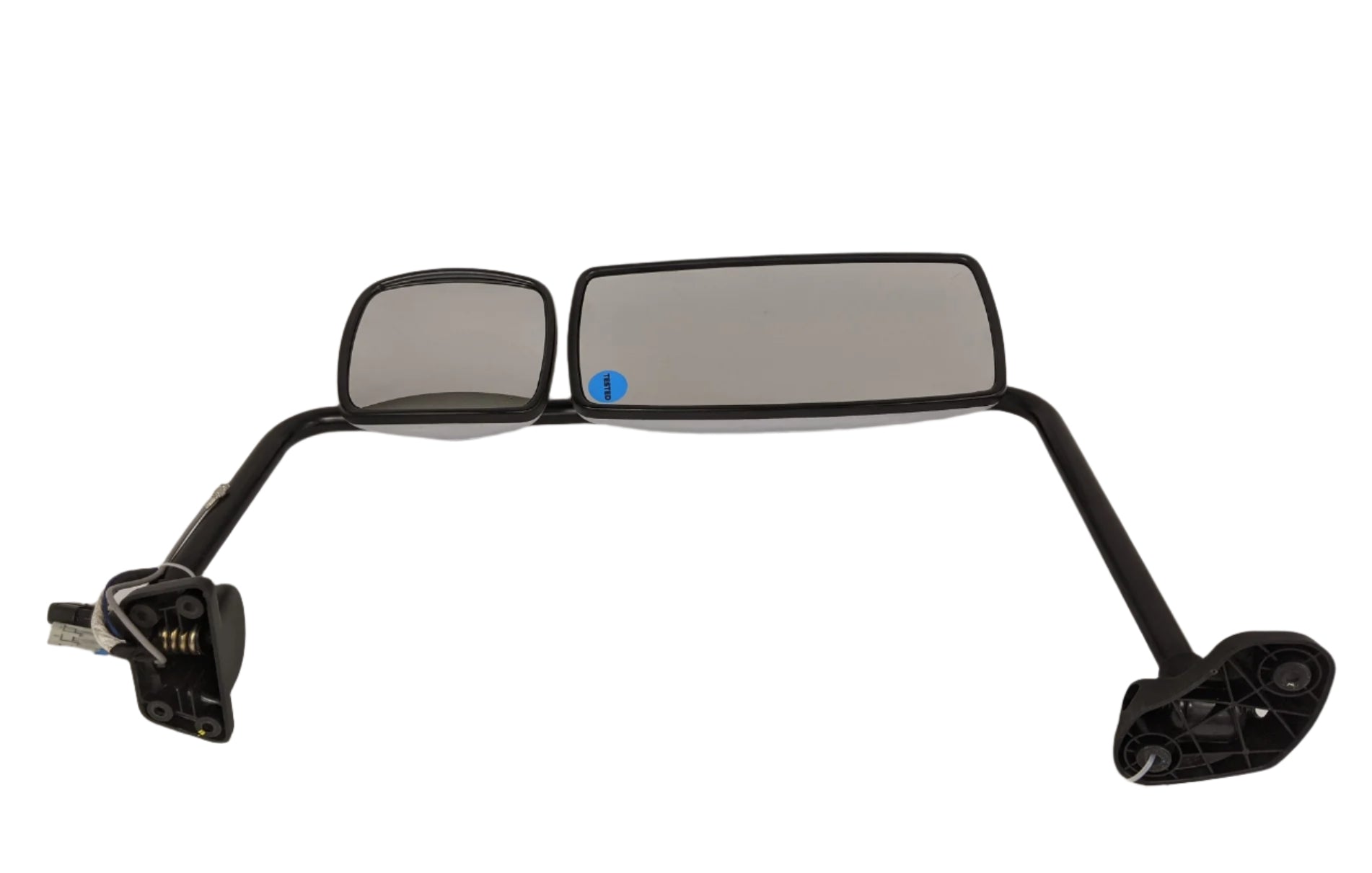 Damaged Freightliner M2 LH Chrome Remote HTD Mirror w/ Light - P/N A22-74243-051 (9903870181692)