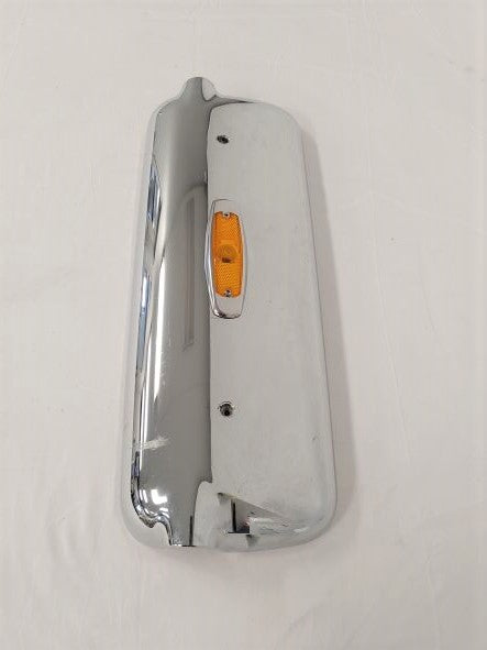 Damaged Freightliner Chrome Mirror Cover w/ Light & Antenna Hole - P/N 31094 (8754501976380)
