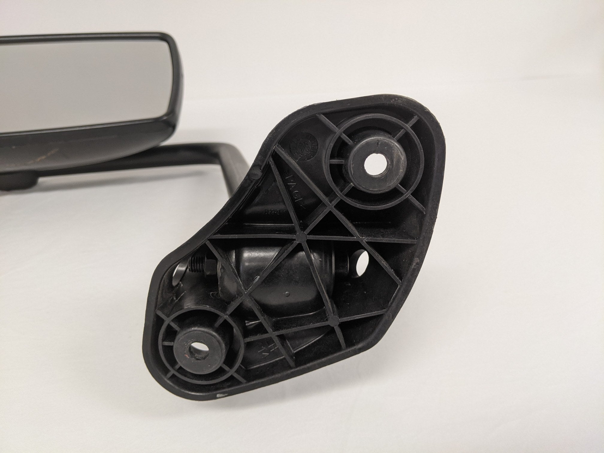Damaged Freightliner LH Manual Outer Black Mirror - P/N A22-74243-001 (9931129520444)