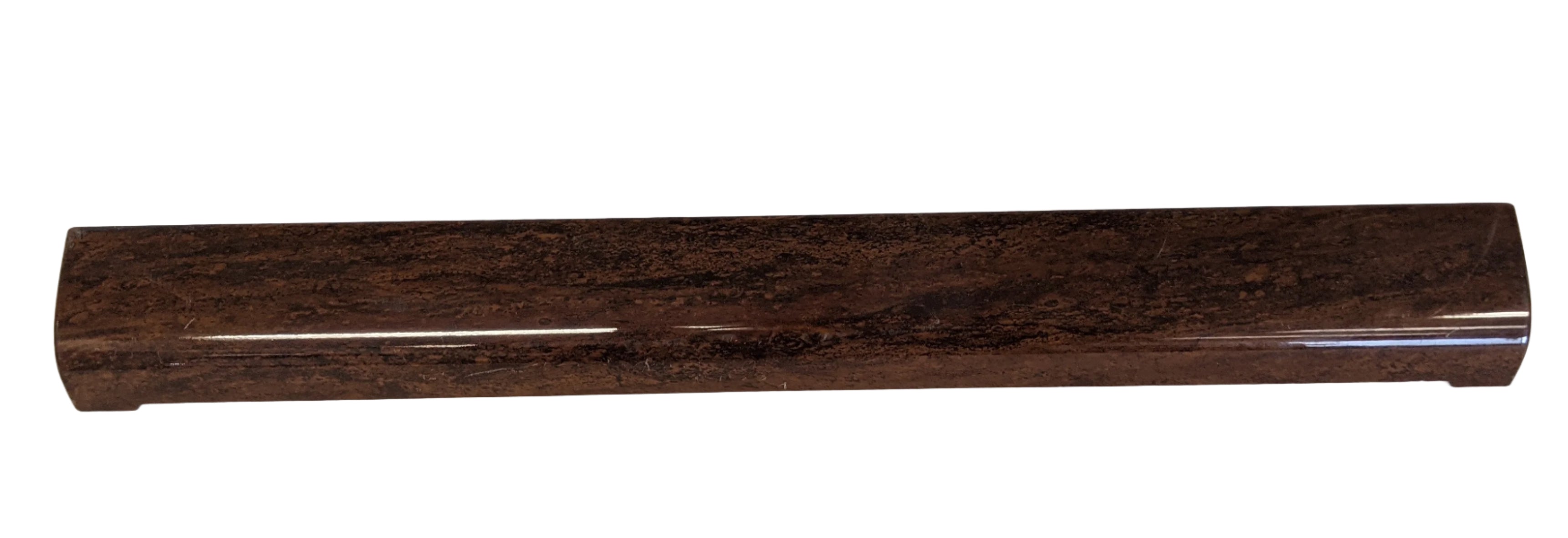 Used Freightliner CAS P3 17 3/4" L Woodgrain Door Hinge Trim - P/N 18-59448-001 (9958315557180)