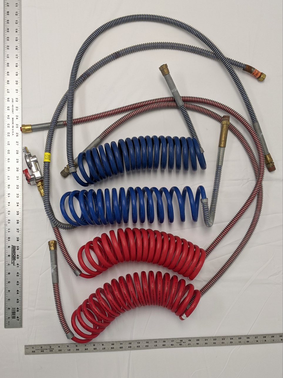 Parker 12' Coiled Trailer Air Lines | P/N A12-15880-002 | Lot/2