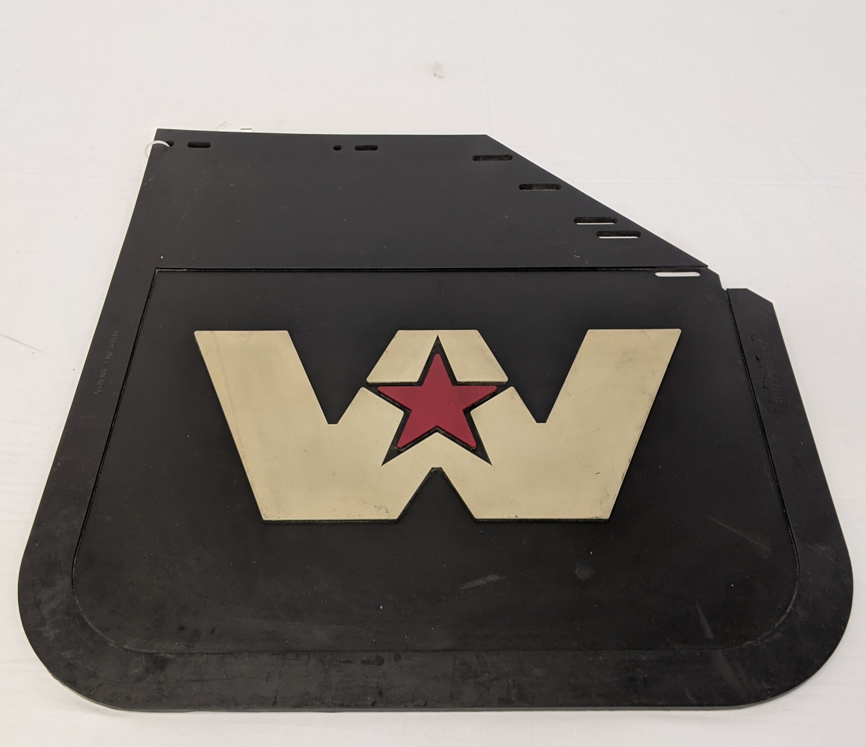 *Stained* Western Star RH 24 Inch Rear Mud Flap w/ Logo - P/N 22-81067-010 (10140324397372)