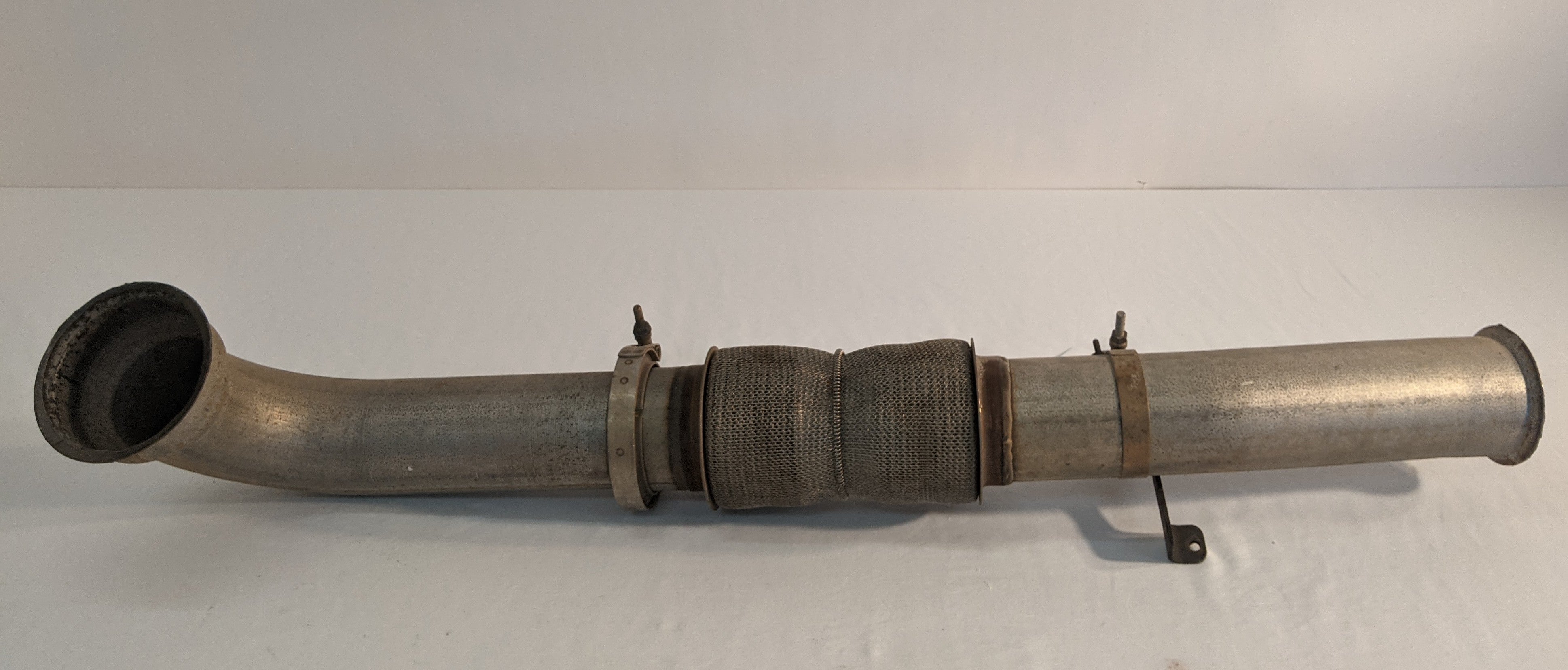 Used Freightliner DD13 4" Exhaust Inlet Bellows & Elbow Pipe - P/N 04-28907-000 (10093198803260)