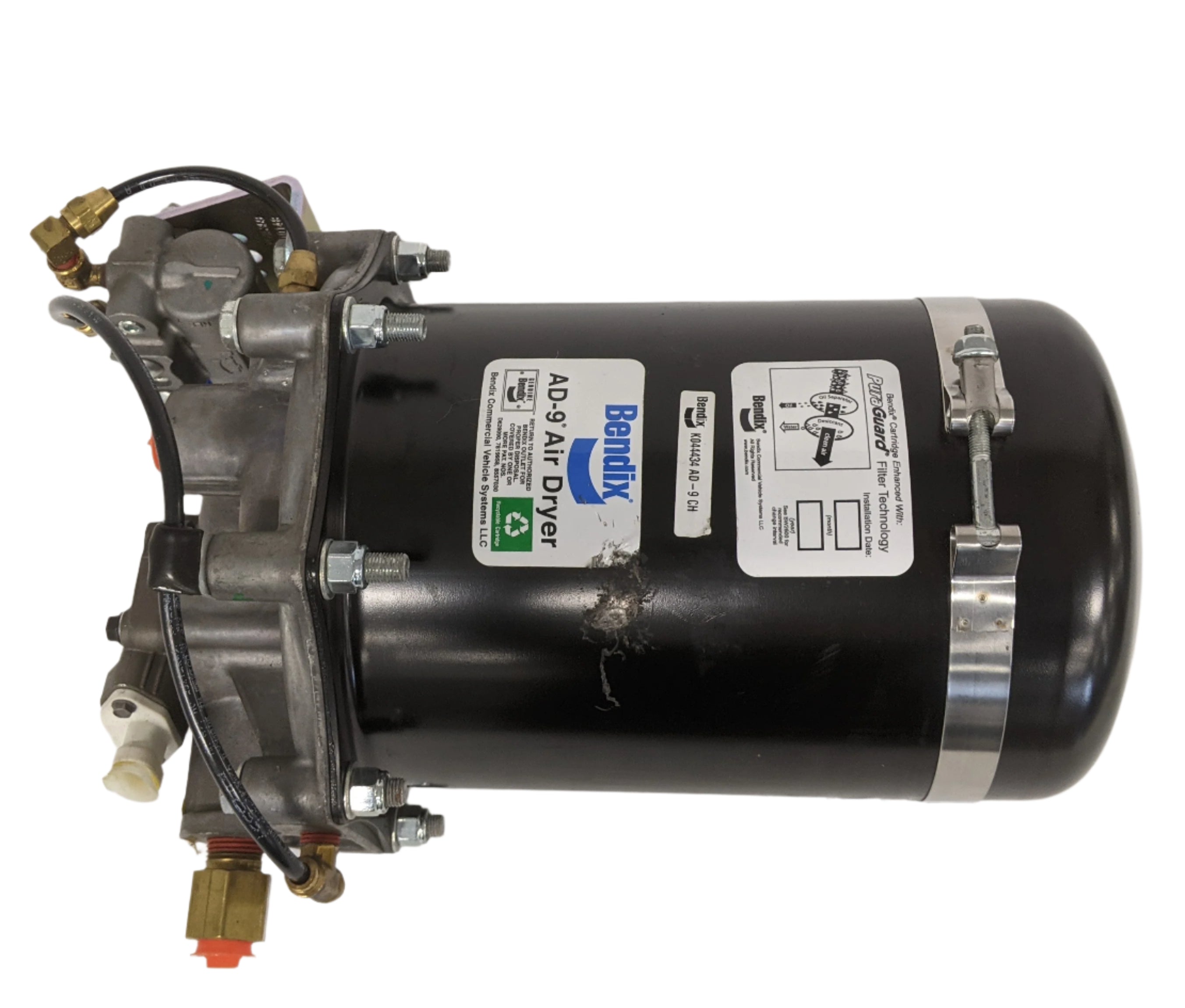 Bendix AD-9 270 Deg. Air Dryer w/ Air Governor - P/N  BW K044434 (9940689781052)