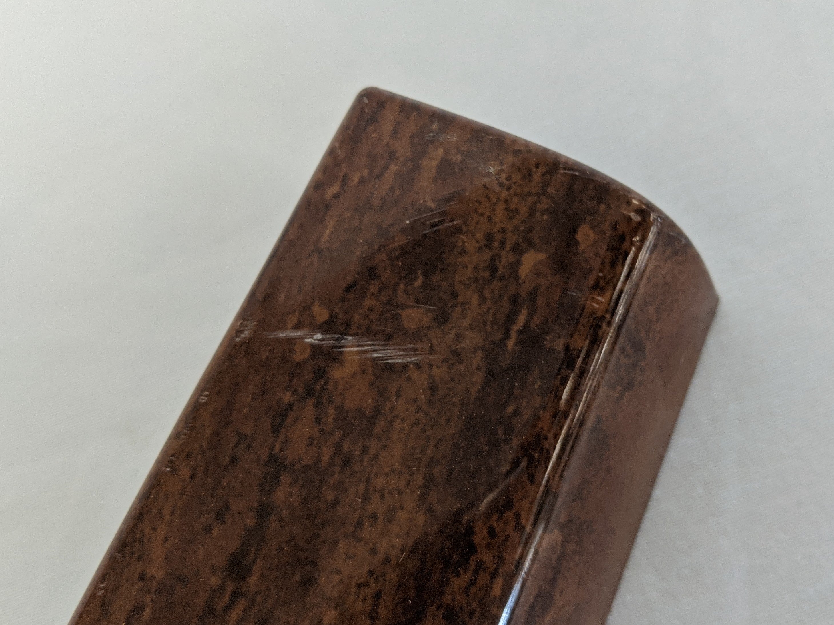 Used Freightliner Cascadia P3 Woodgrain Storage Cabinet Trim - P/N 18-57237-001 (9958311133500)