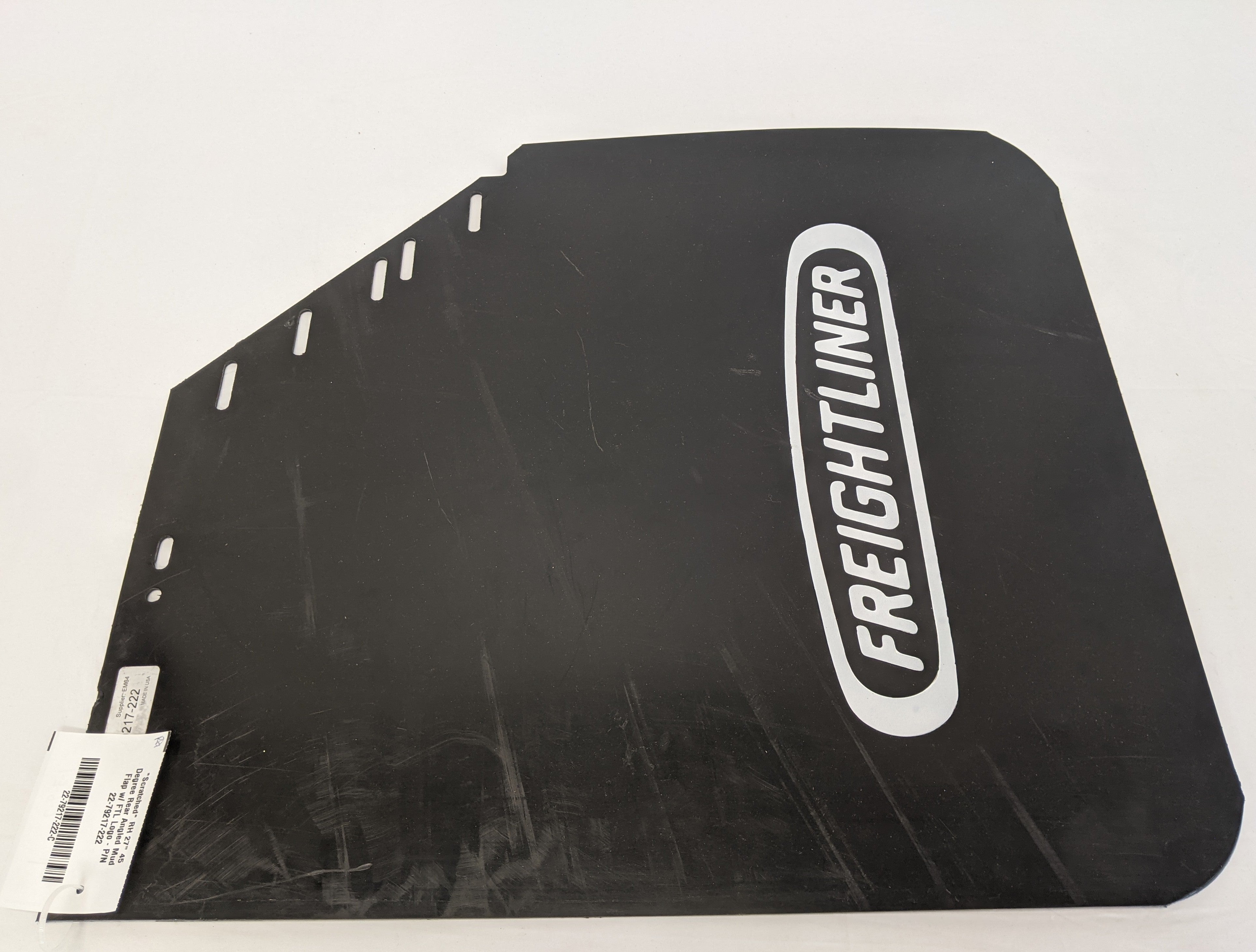*Scratched* RH 27" 45 Degree Rear Angled Mud Flap w/ FTL Logo - P/N 22-79217-222 (10137514737980)