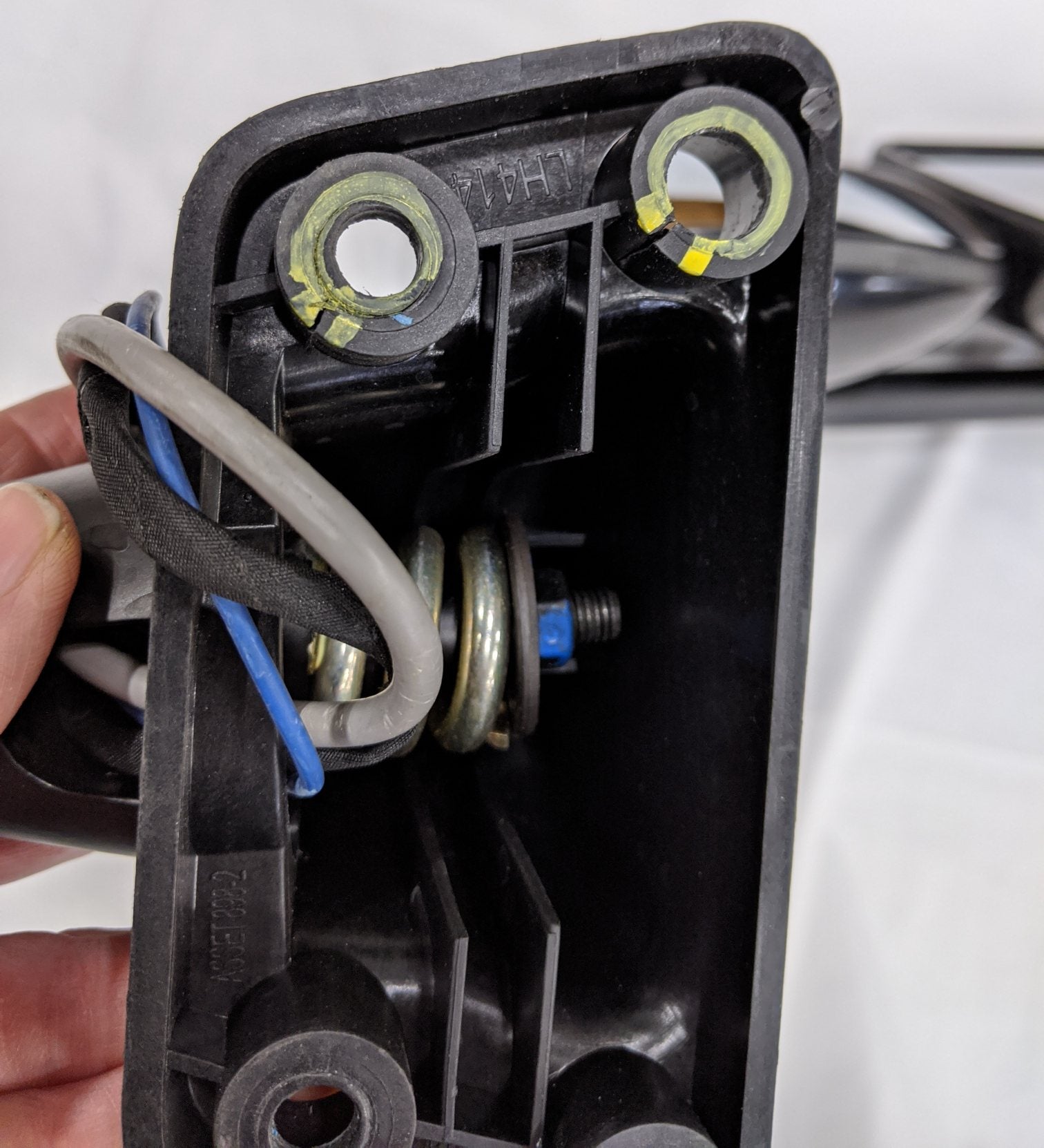 Damaged Freightliner M2 LH Cummins AAT CB Black MAN Mirror - P/N A22-74243-042 (8164663886140)