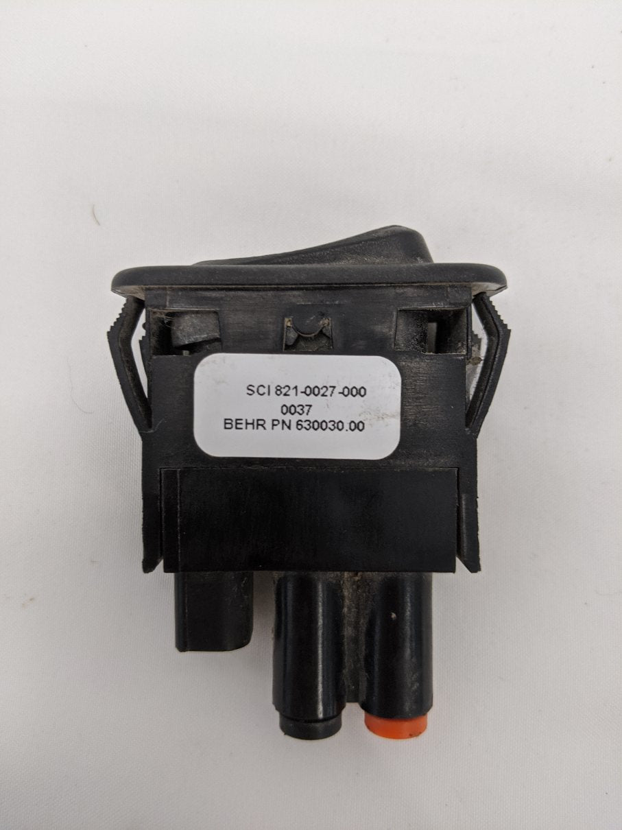 Used Behr Air/Electric Fresh Air Rocker Switch - P/N 630030.00 (10105392857404)