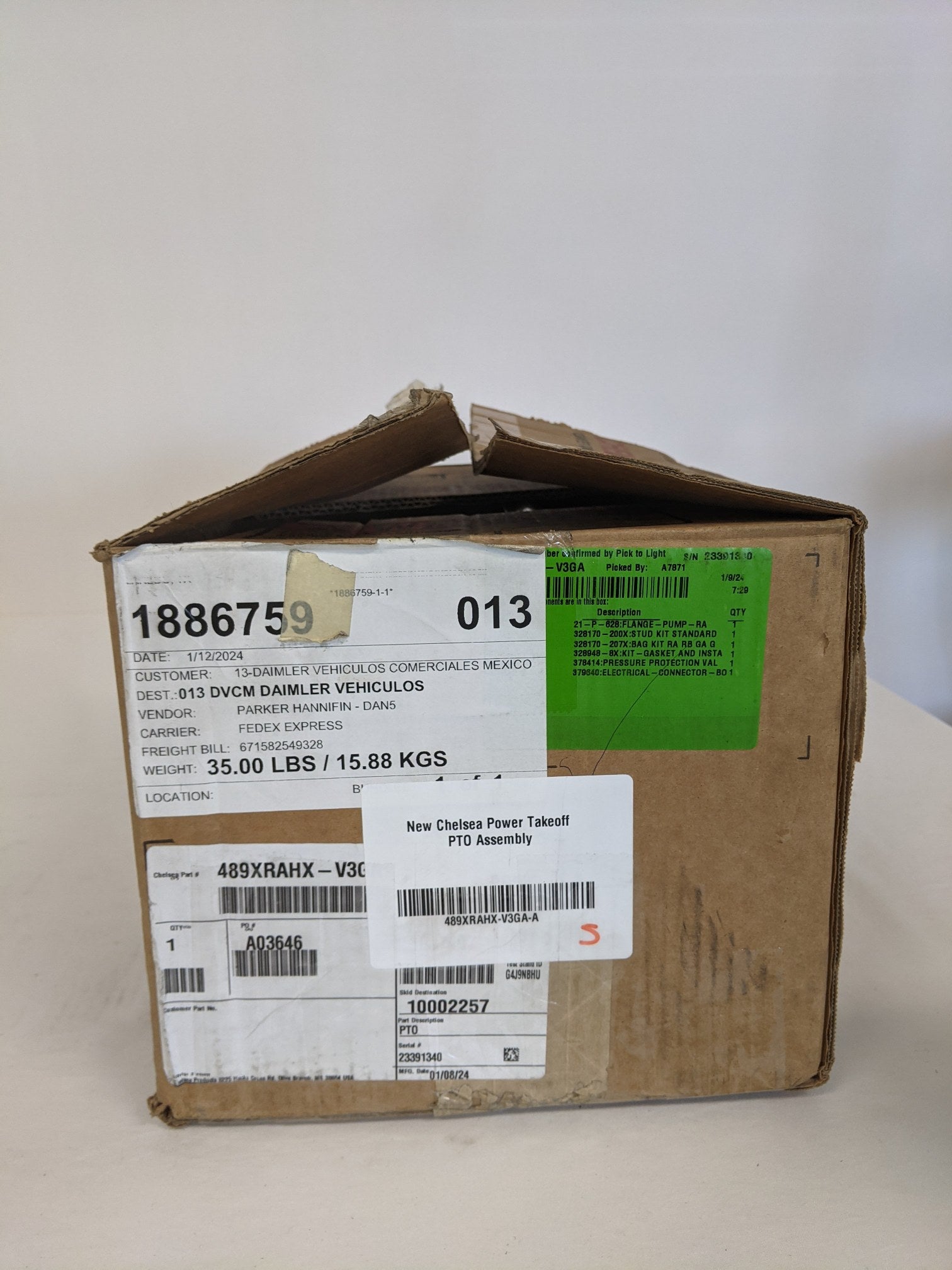 New Chelsea 489 Series 8-Bolt Power Takeoff PTO - P/N: CHL 489XRAHX V3GA (9945151078716)