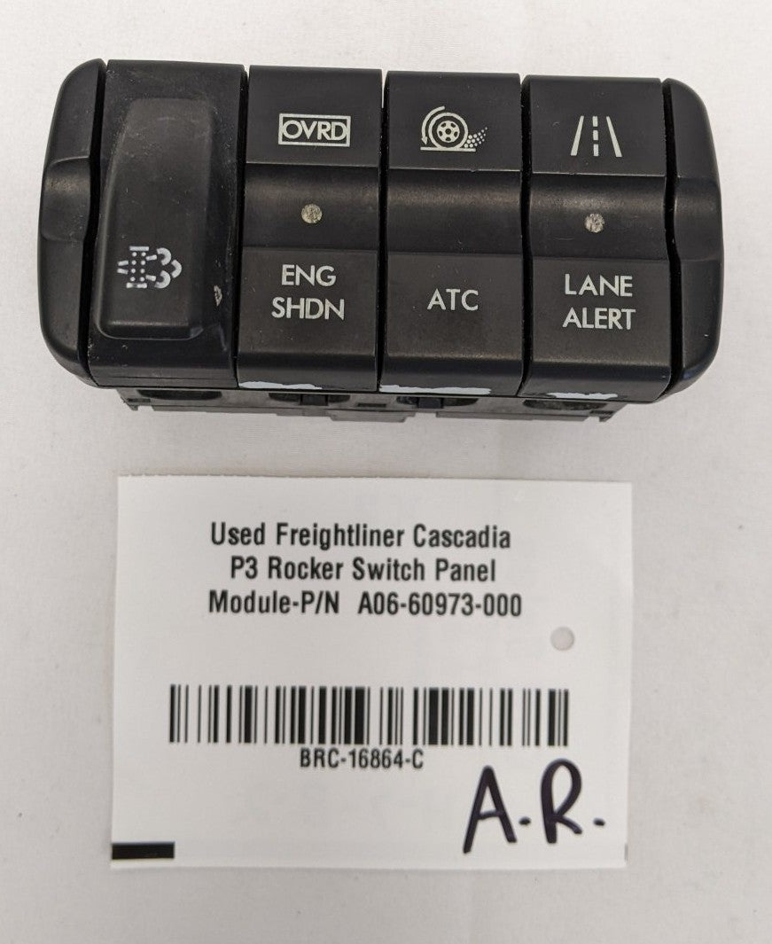 Freightliner Cascadia P3 Rocker Switch Panel A06-60973-000 Used