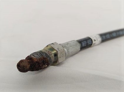 Used Parker No. 2 Clutch Grease Zerk Hose Line - P/N A23-13605-018 (6695479541846)