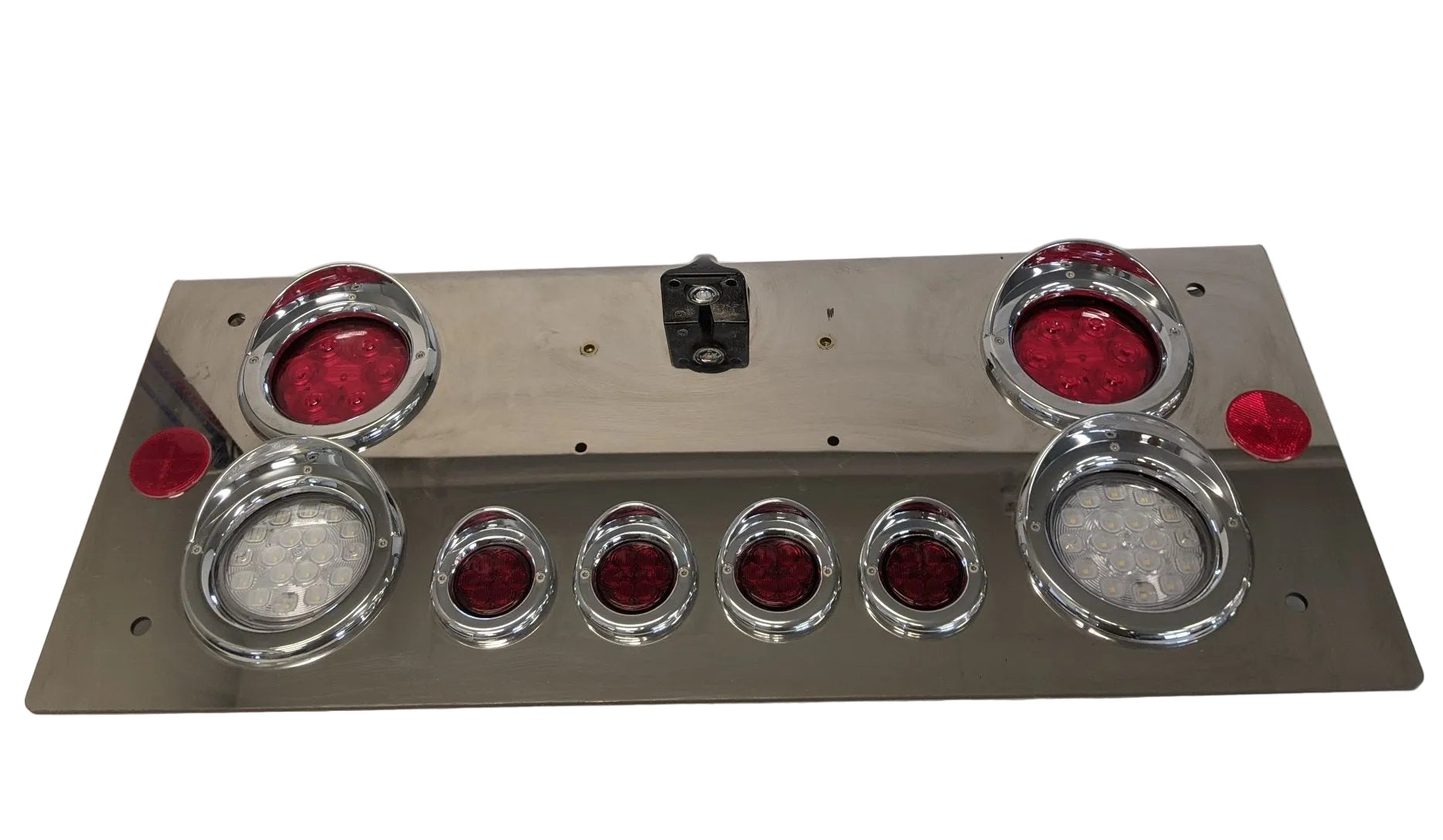 Freightliner Polished Tail Lamp Bracket W/Lights - P/N A66-15697-002 (10144987545916)