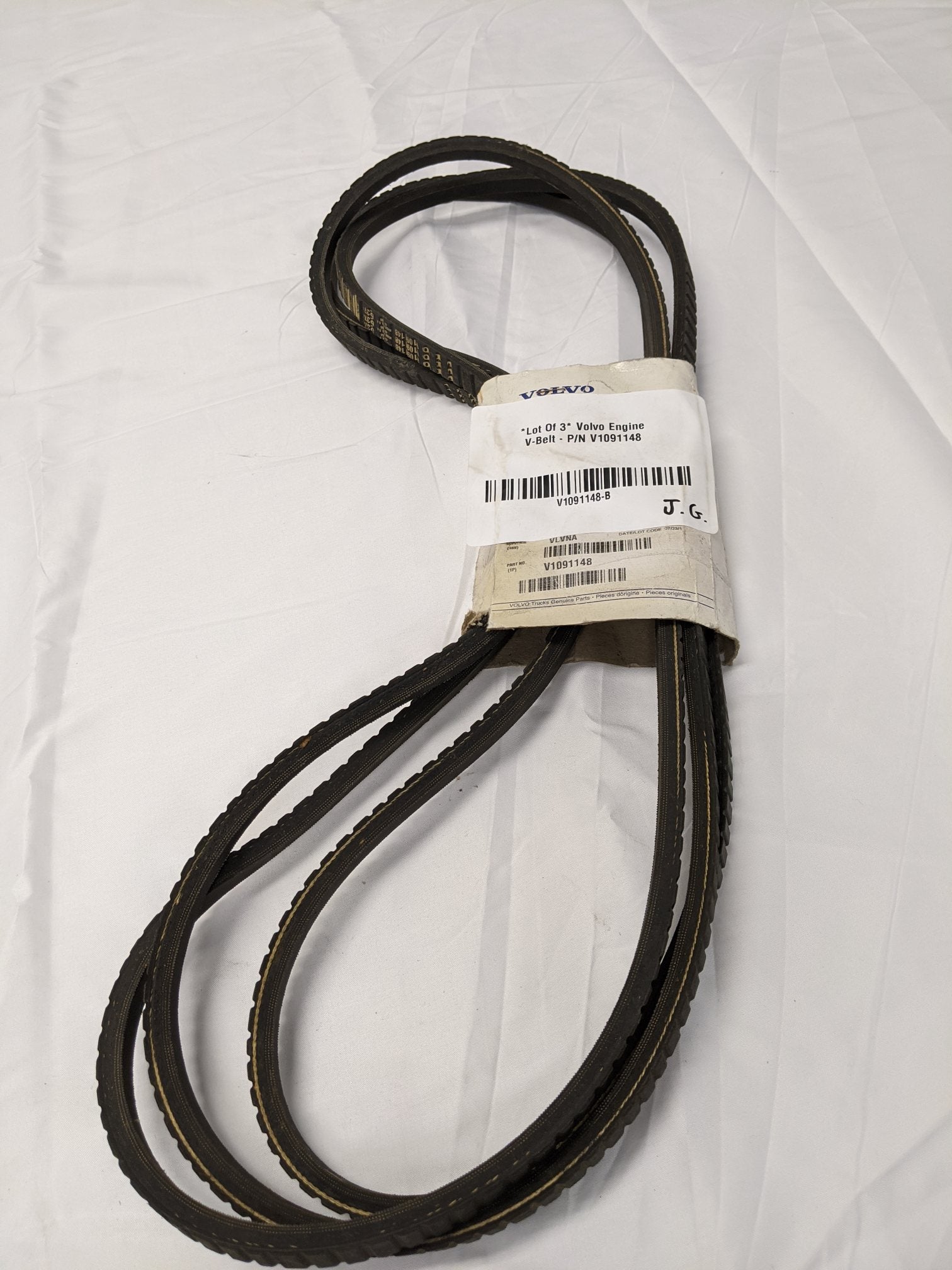 *Lot Of 3* Volvo Engine V-Belt - P/N V1091148