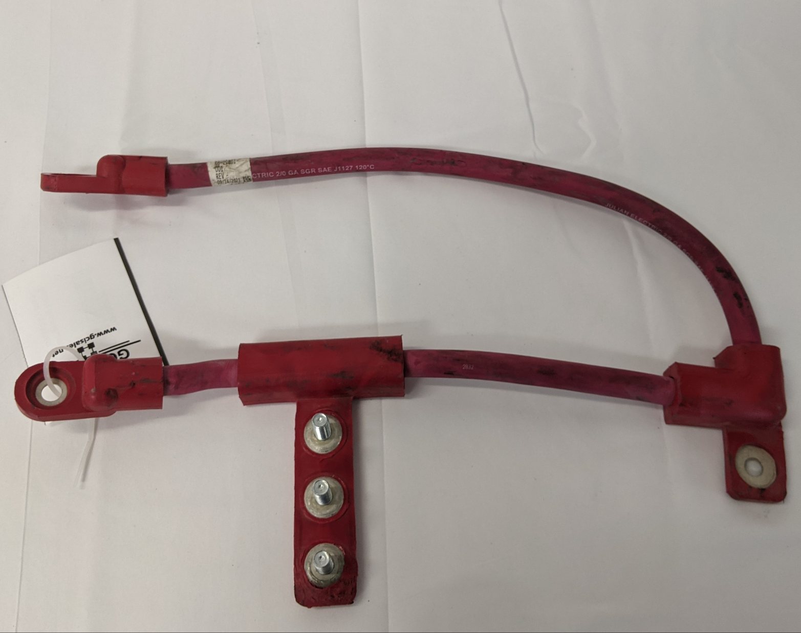 Used Freightliner Positive 3 Battery Molded Jumper Cable - P/N 66-20801-001 (10026955374908)