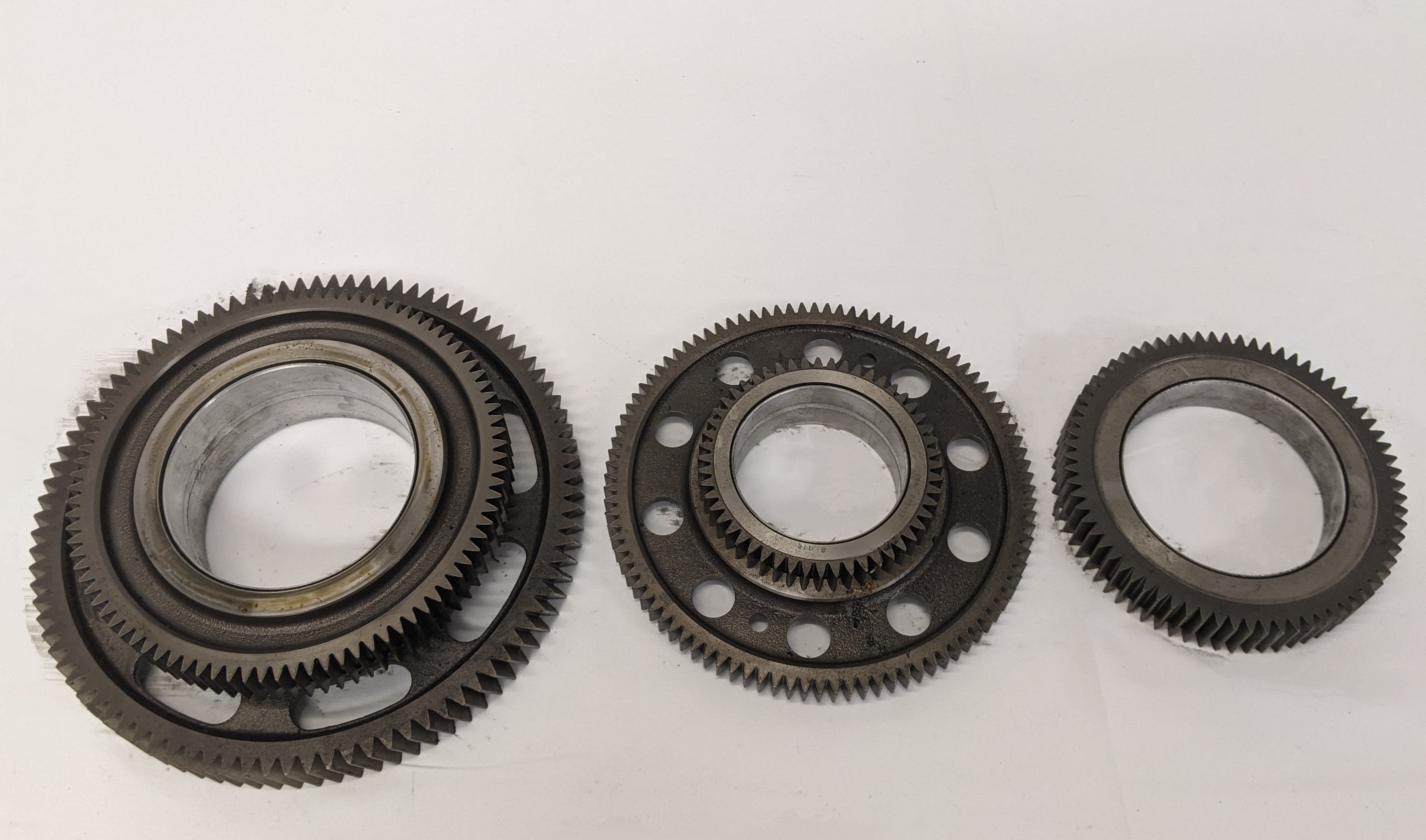*Set of 3* Used Freightliner Detroit (DDE) Engine Camshaft Idler Gears (10055771783484)