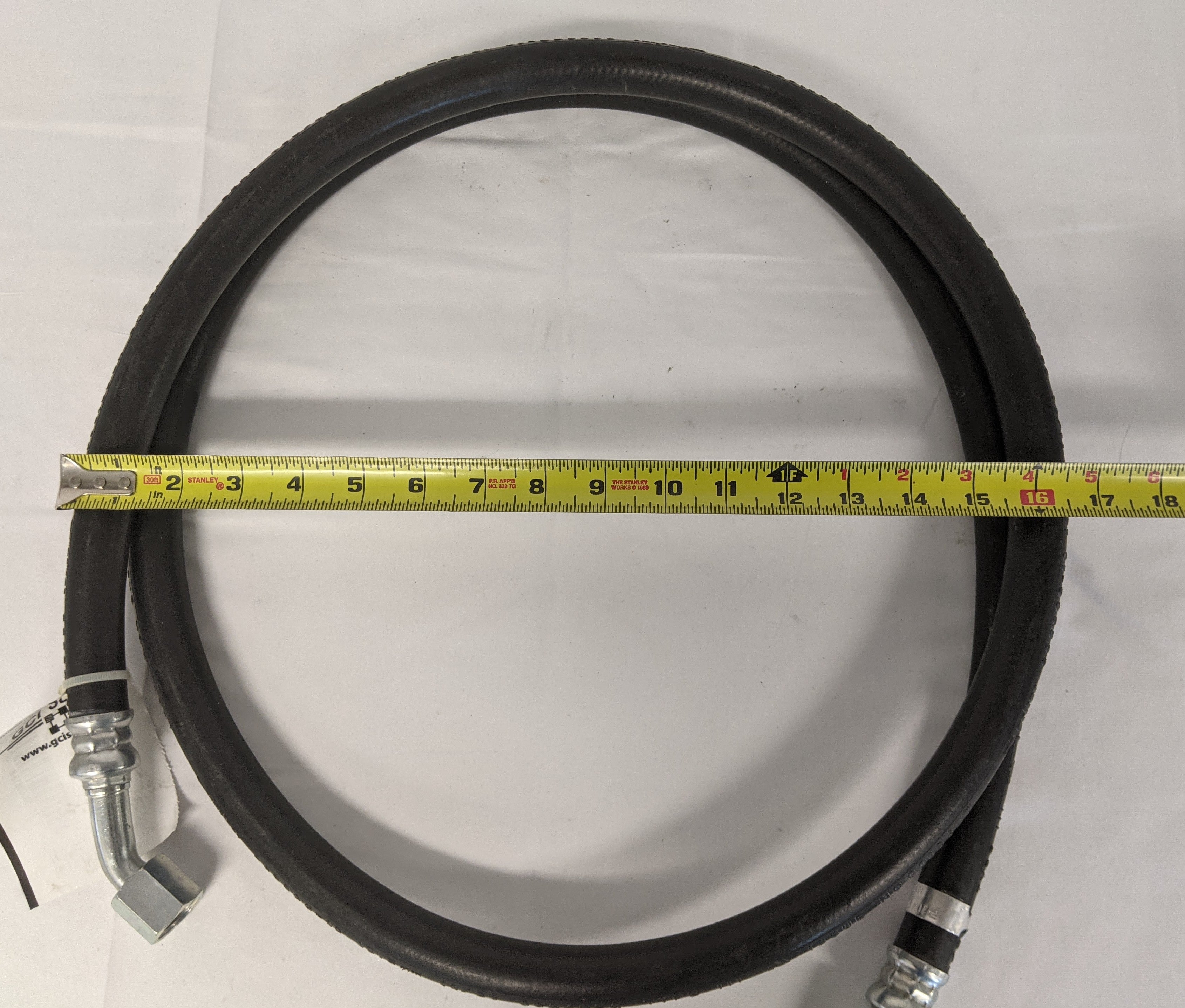 Parker Freightliner Air Hose w/ 2 Swivel Ends--12.5mm 1/2” 350 PSIG - #SS23CG-10 (4333919600726)