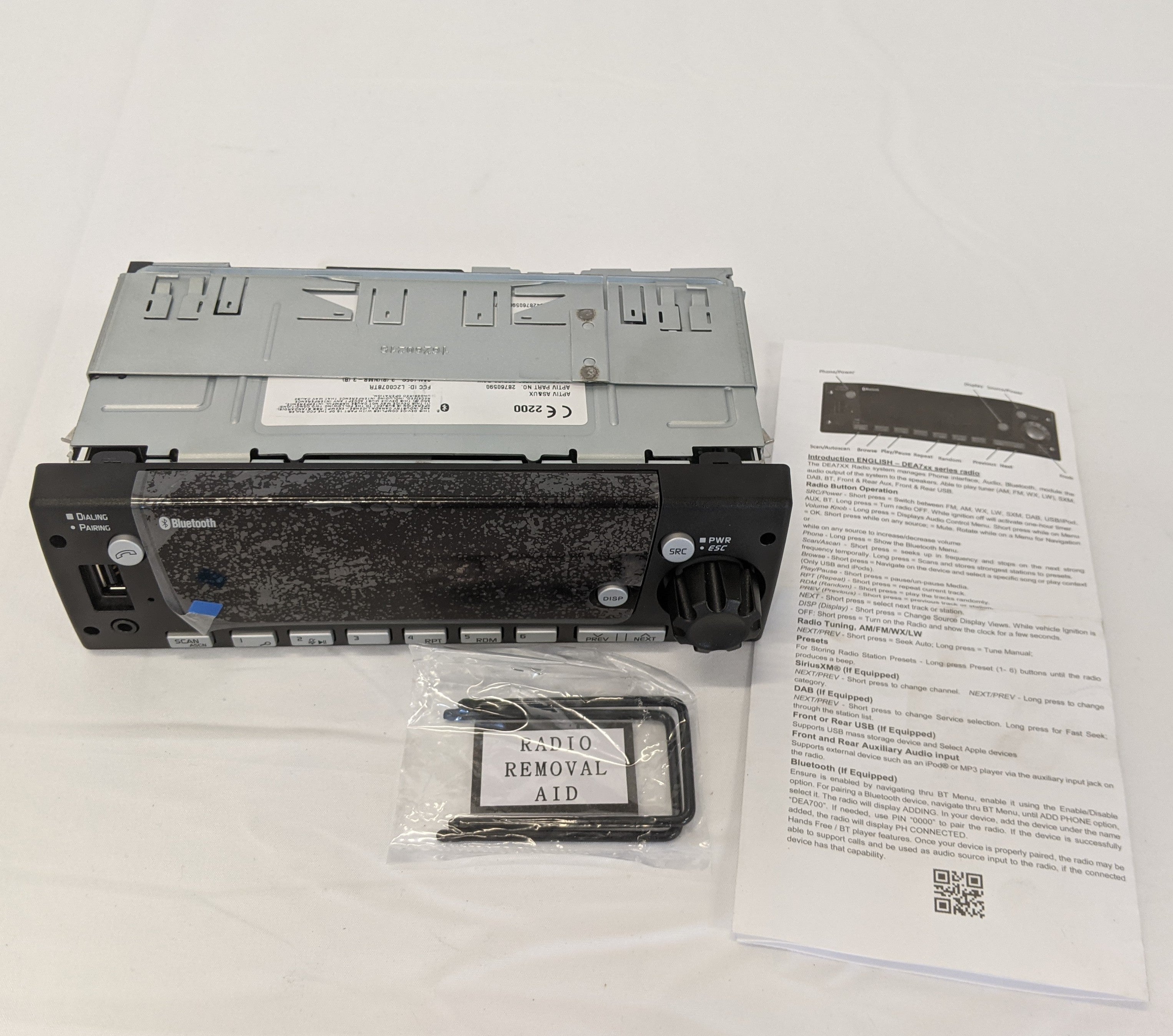 New Freightliner Dea710 AM/FM/WB/BT/USB Radio - P/N A22-78675-000 (10121414672700)