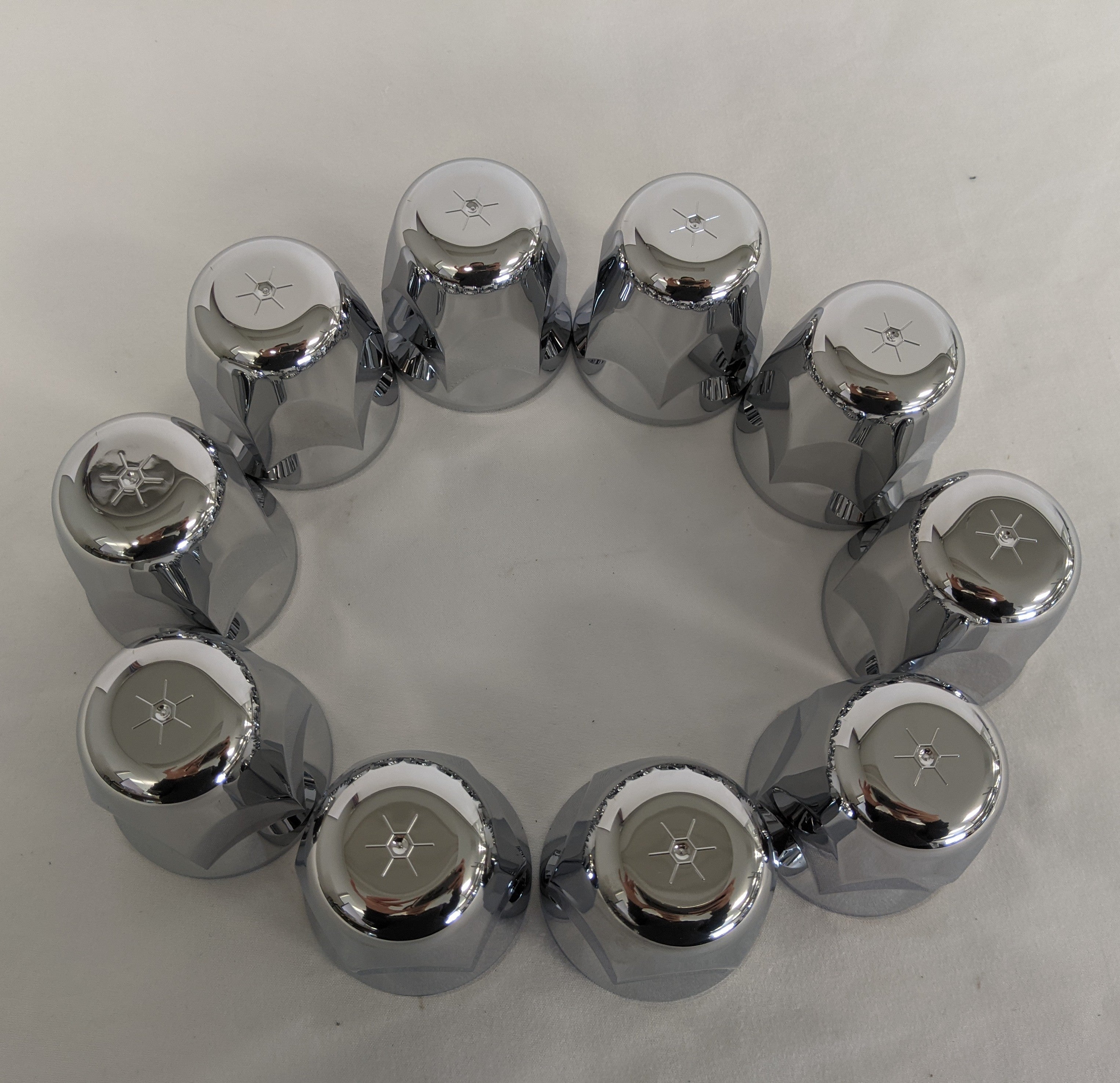 New *10 Piece* Hug-A-Lug 1 1/4" (33 mm) Wheel Nut Cover - P/N ALU 001813 (9967696609596)