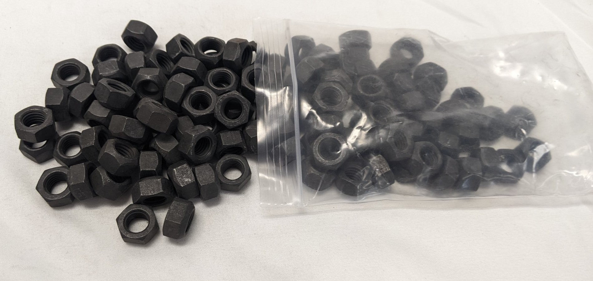 M10-1.5 Grade 10 Black Oxide Steel Lock Nuts Lot/100