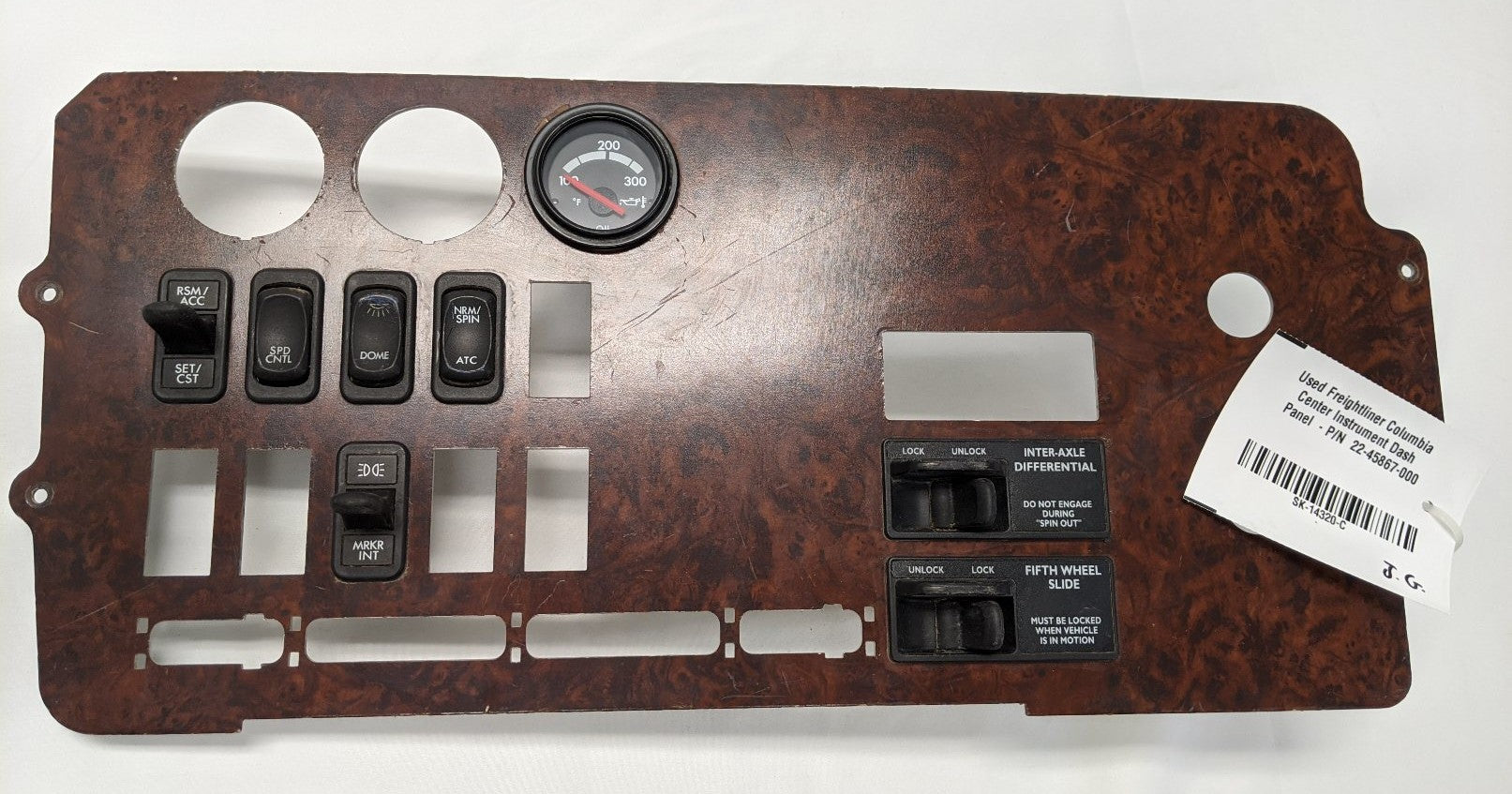 Freightliner Columbia Center Dash Panel - Part # 22-45867-000