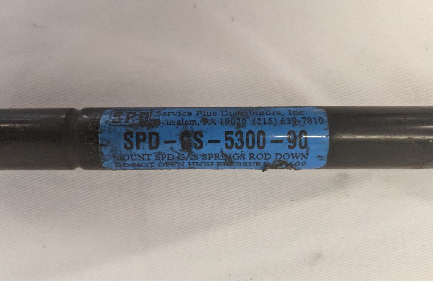 SPD 20" High Pressure Spring Lift Strut - SPD-5300-90 - Used