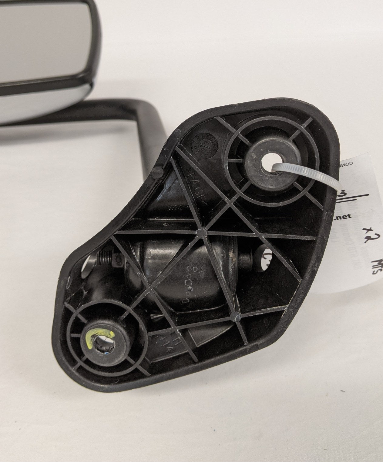 Damaged Freightliner M2 LH RMT HTD Chrome Mirror w/ Light - P/N A22-74243-037 (9937309991228)