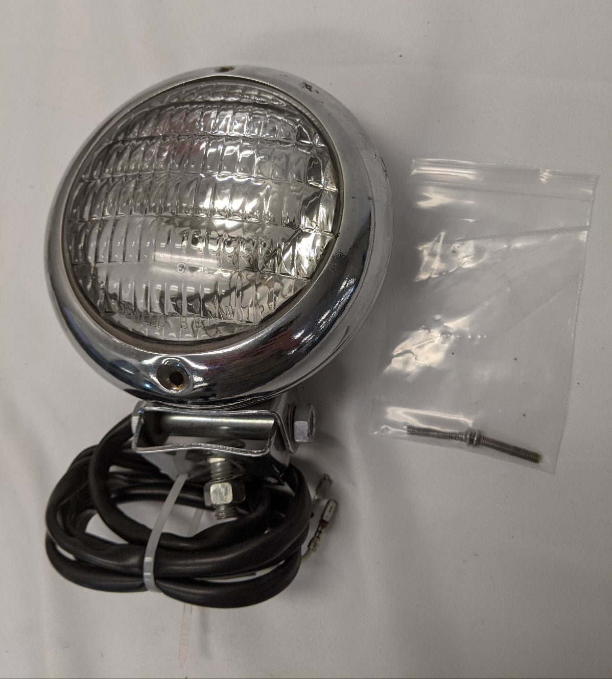 Grote Vintage Chrome PAR-36 Utility Light w/ Screws | GRO 64120