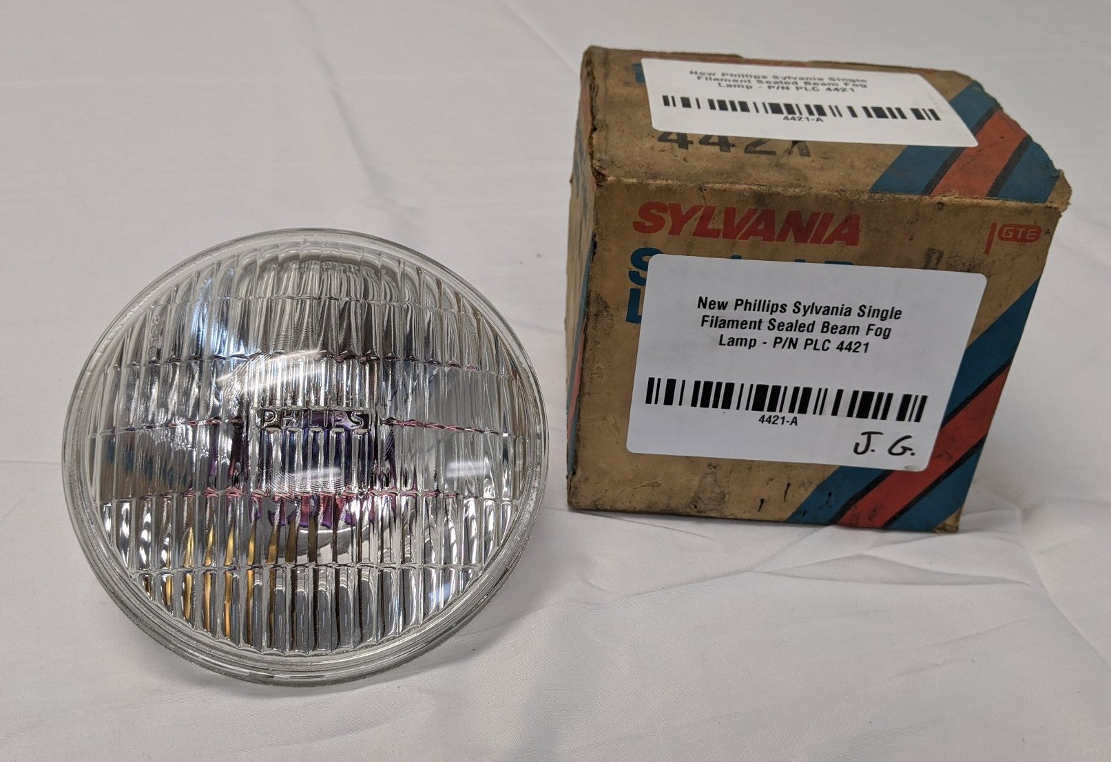 Phillips Single Filament Sealed Beam Fog Lamp (PLC 4421) - New