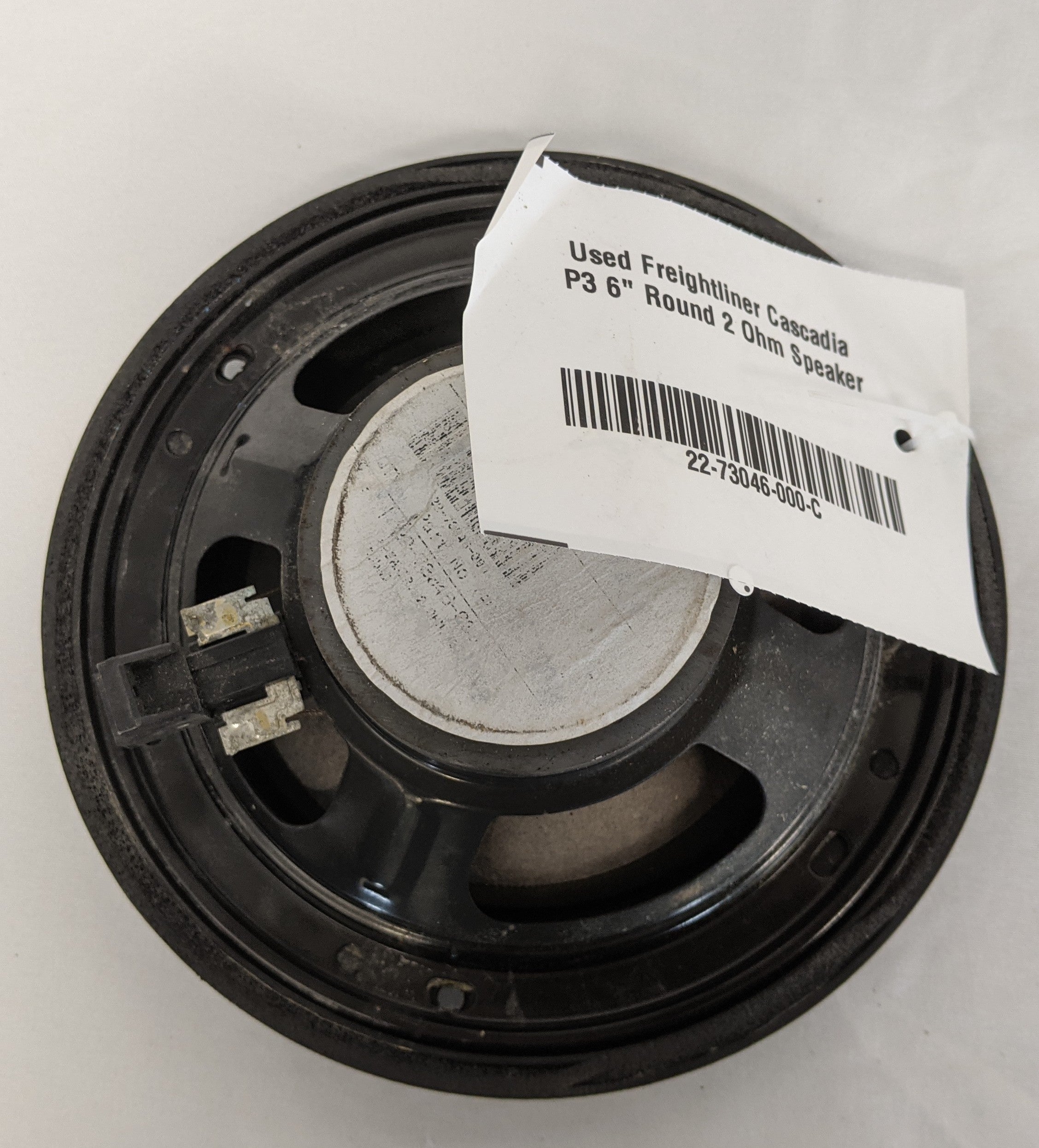 Used Freightliner Cascadia P3 6" Round 2 Ohm Speaker - P/N 22-73046-000 (10010292420924)