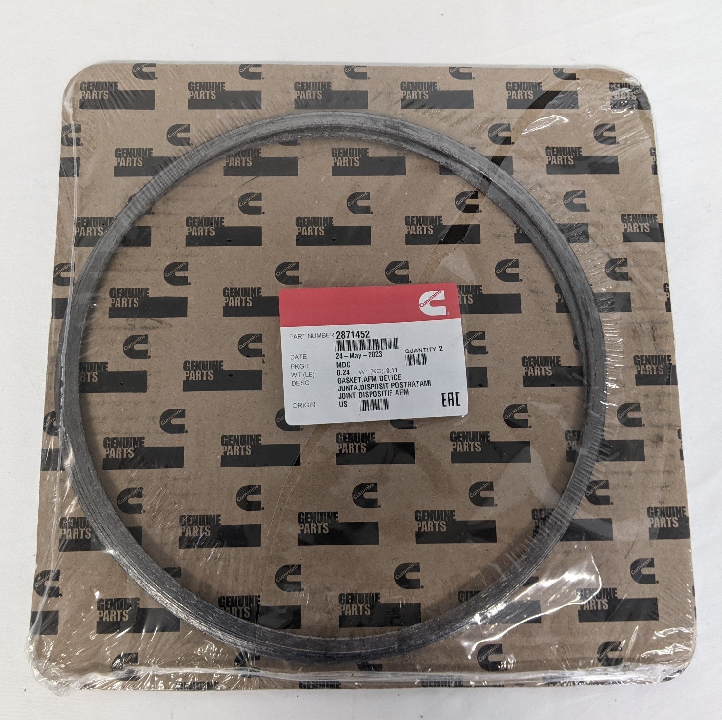 New Cummins Diesel Particulate Filter A030Z982 Kit - P/N 5579358 (9912980275516)