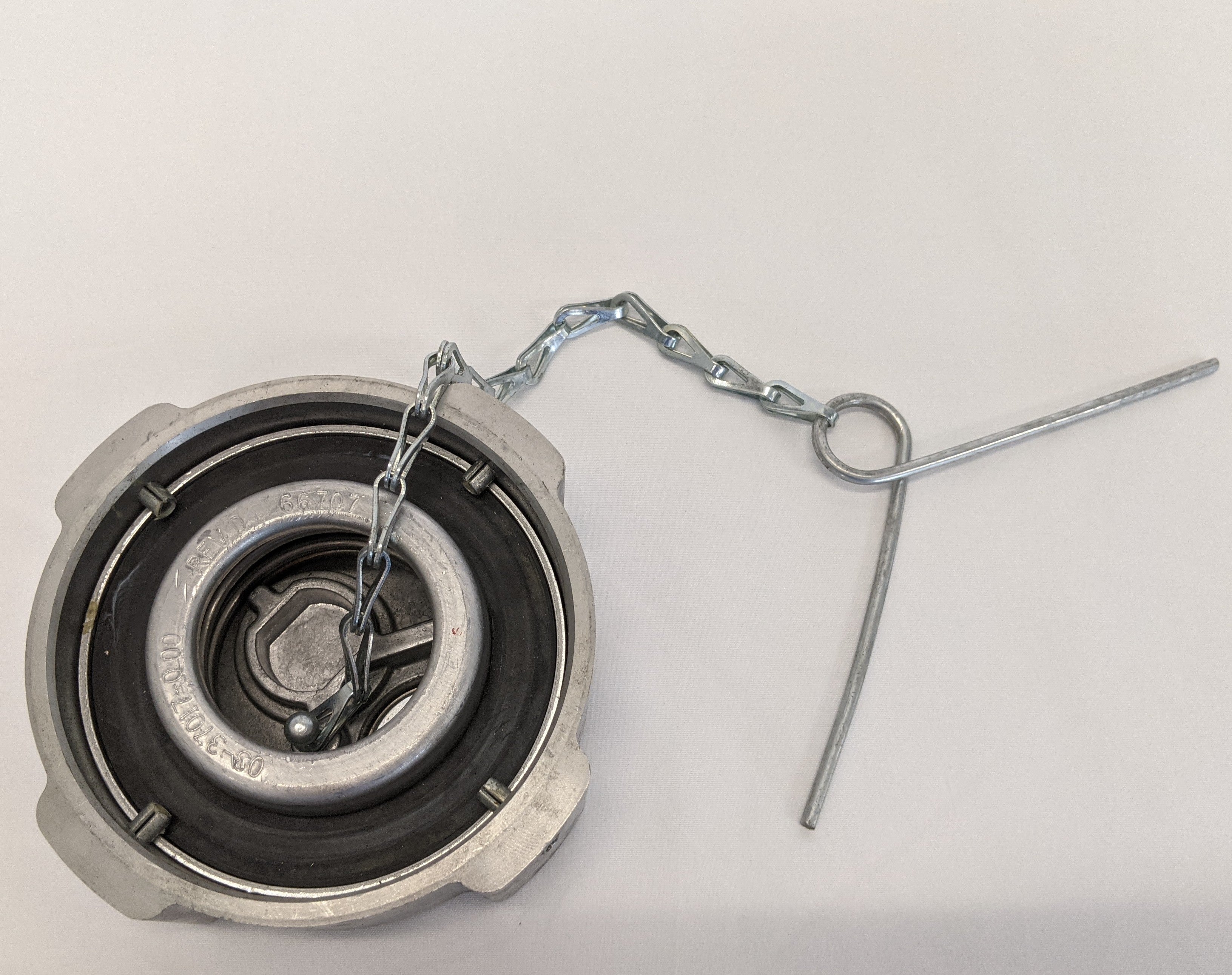 Freightliner No Lock Quarter Turn 3 1/2" Diesel Fuel Cap - P/N 03-37017-000 (3939435544662)