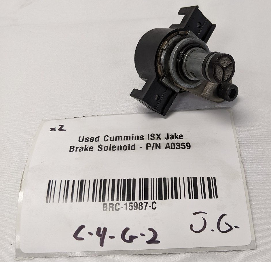 Used Cummins ISX/QSX Jake Brake Solenoid | P/N A0359