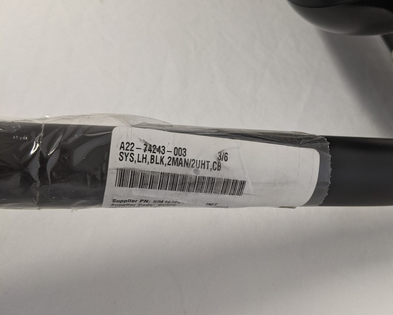 *Cracked* Freightliner M2 LH Manual CB Black Mirror - P/N A22-74243-003 (9931558715708)