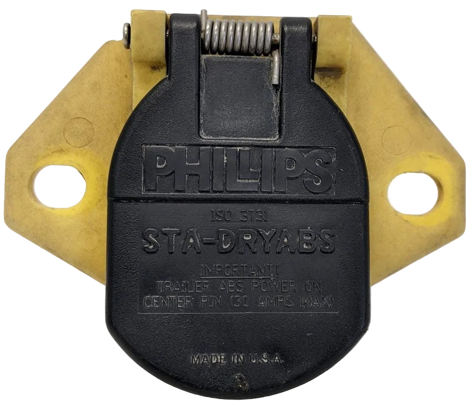 Phillips STA-DRY 7-Way ISO Ring Trailer Socket | 16-822