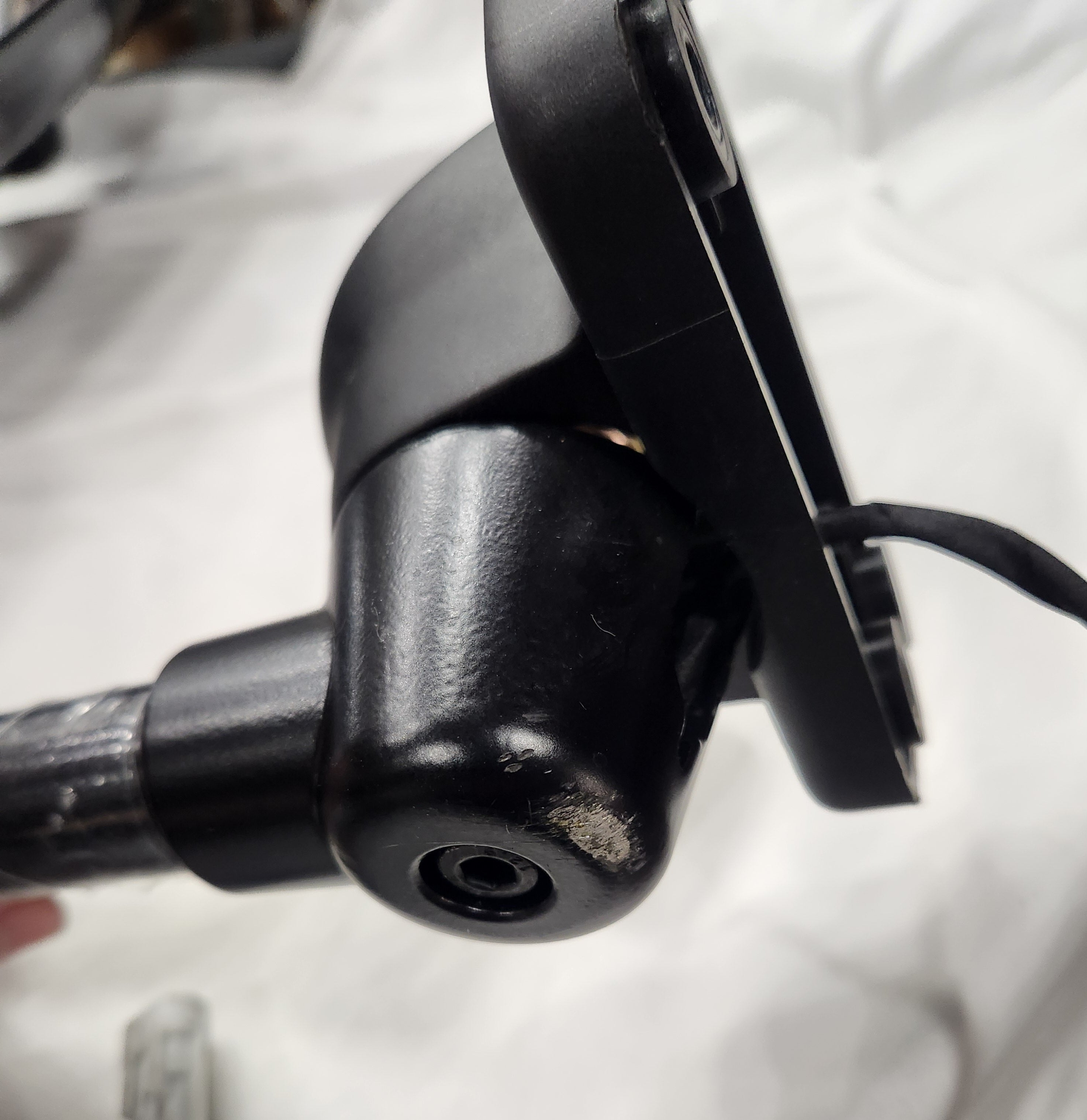 Used Freightliner M2 LH Detroit AAT Manual Black Mirror - P/N A22-74243-048 (9904382312764)