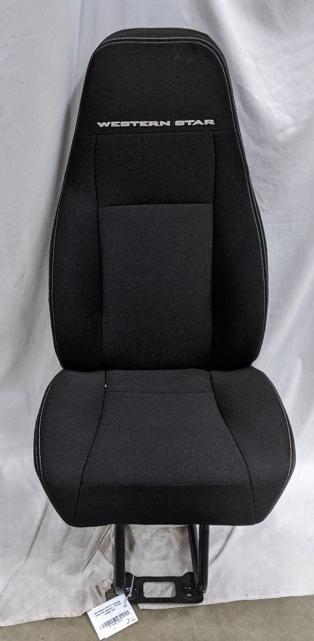 New Western Star RH Complete Static Seat Assembly - P/N ISR 815858 1013